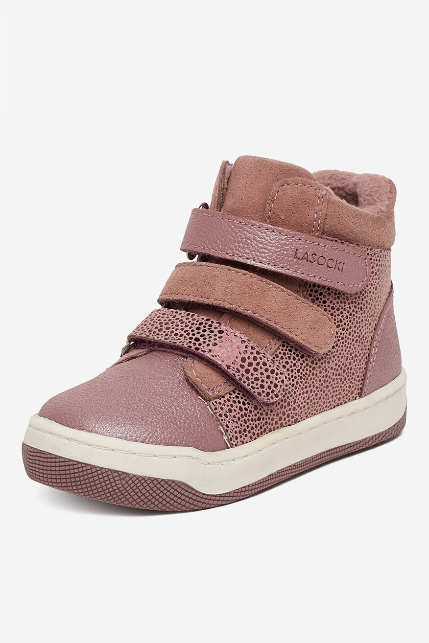 Lasocki Kids - Trzewiki skórzane ocieplane - 5906751200247