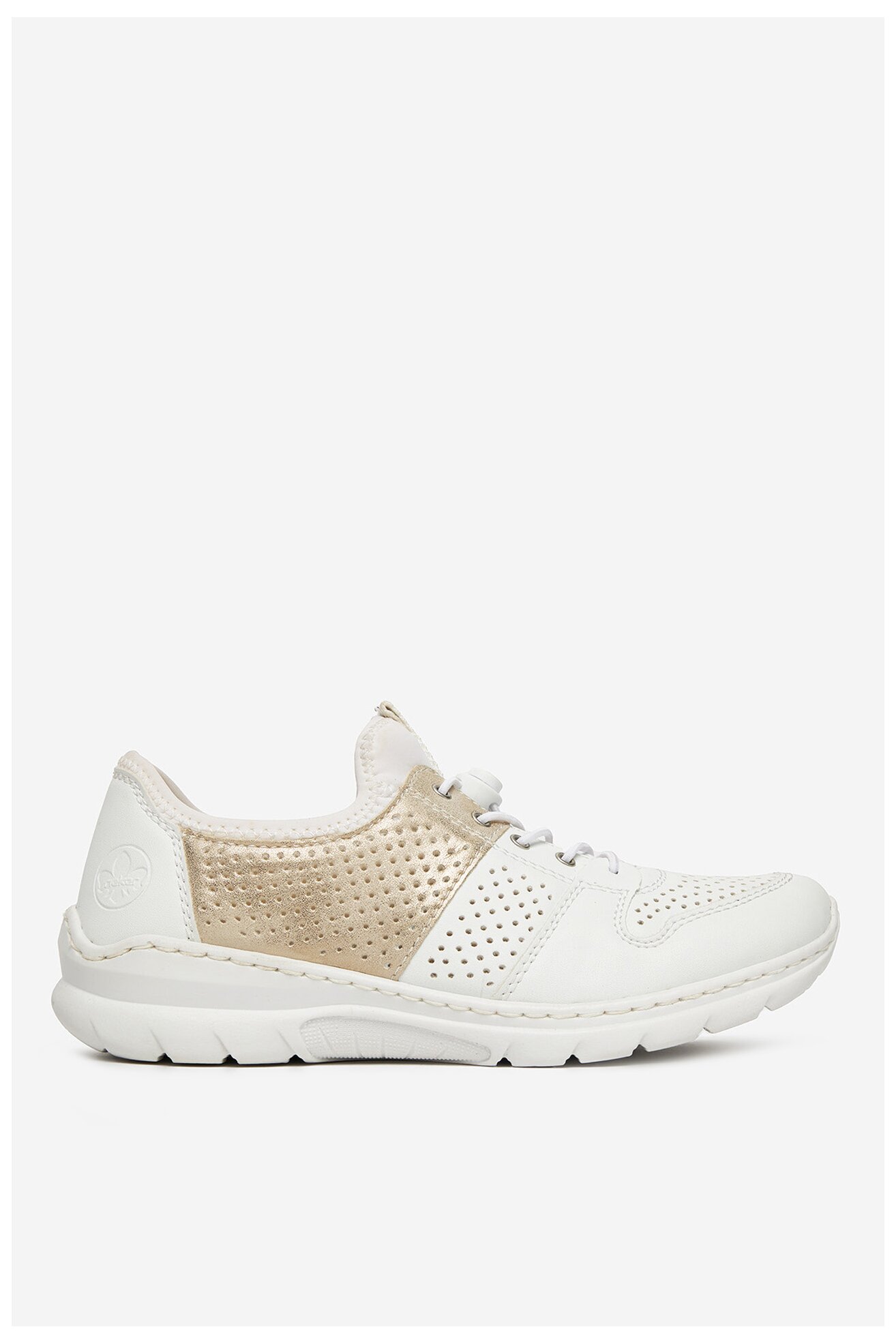 Sneakers Rieker L3254-80 Biały