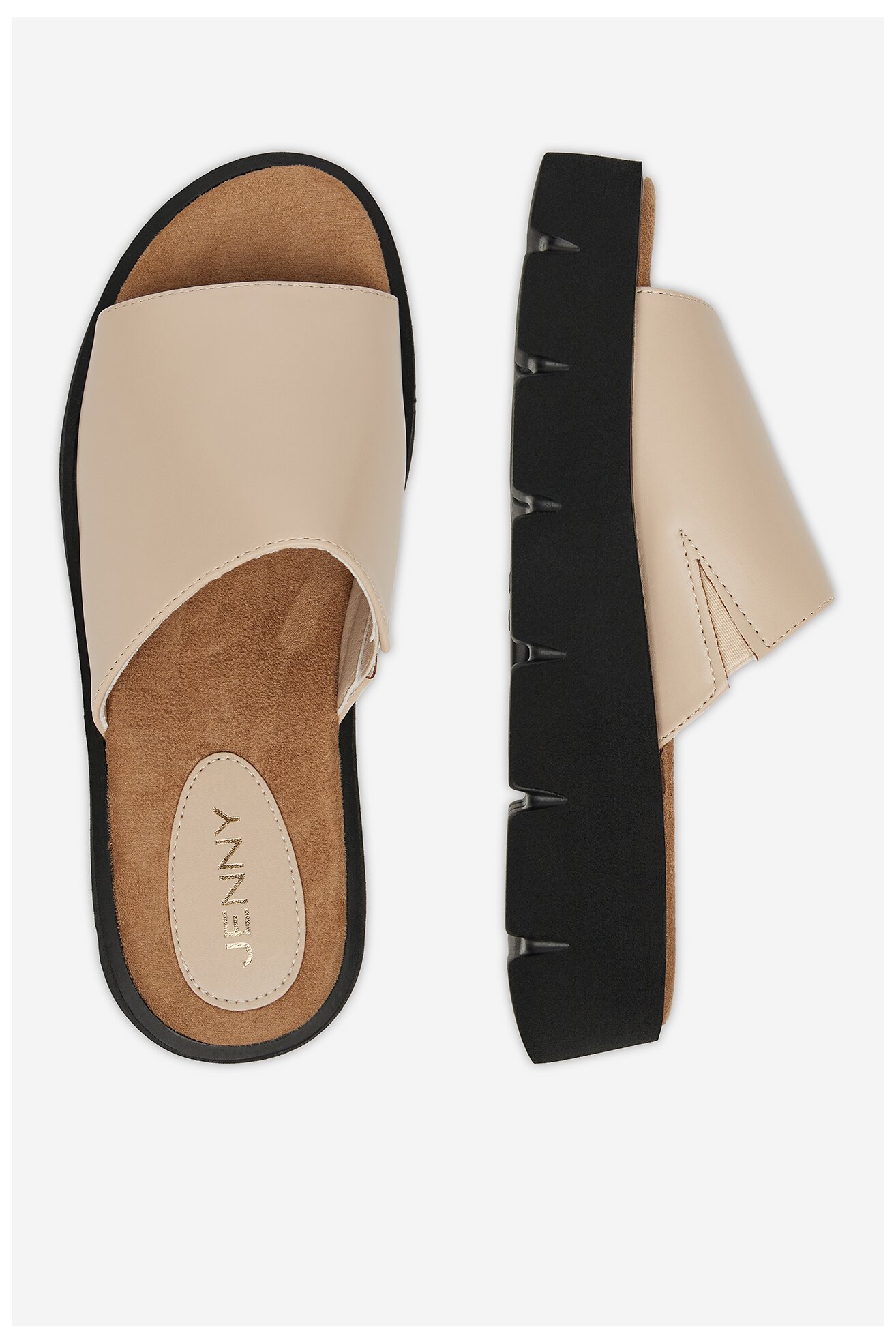 Klapki Jenny HY2318-01 Beżowy