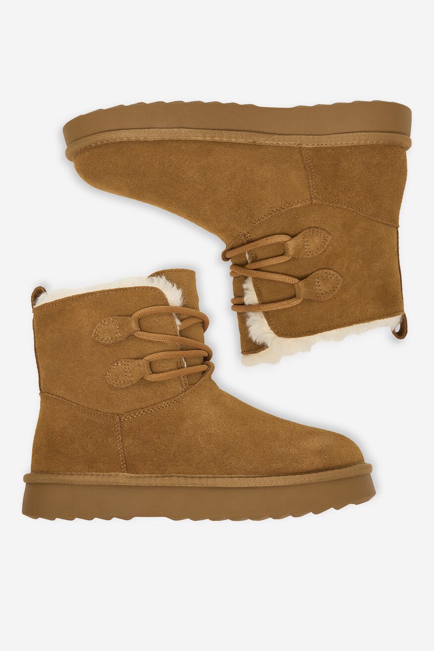 Lasocki - Śniegowce zamszowe ocieplane - 5906751385579