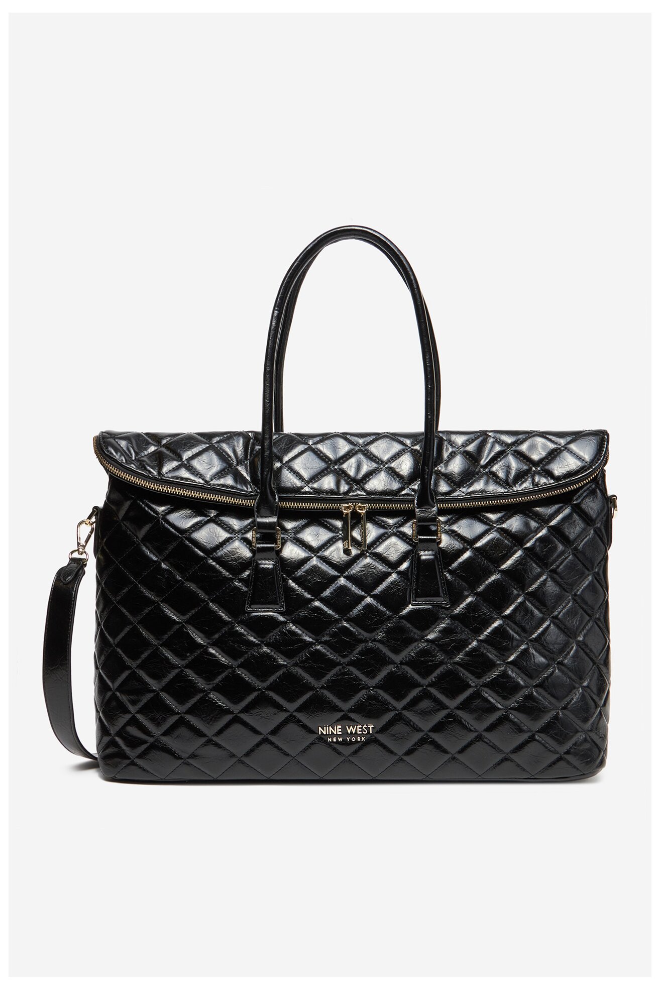 Kézitáska NINE WEST CEO-SOPHIA-LA374-4066 FEKETE