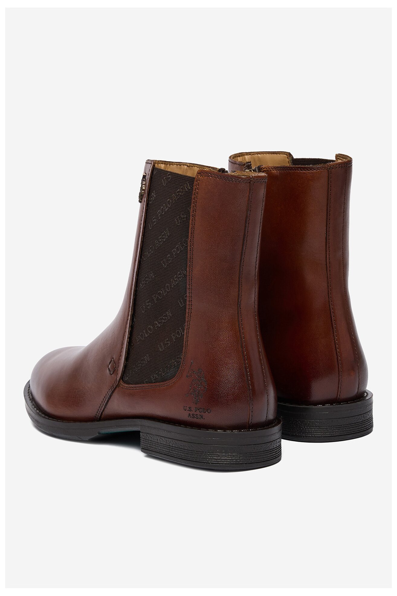 Botki U.S. POLO ASSN. CEO-INGRID002W/EL1 Brązowy