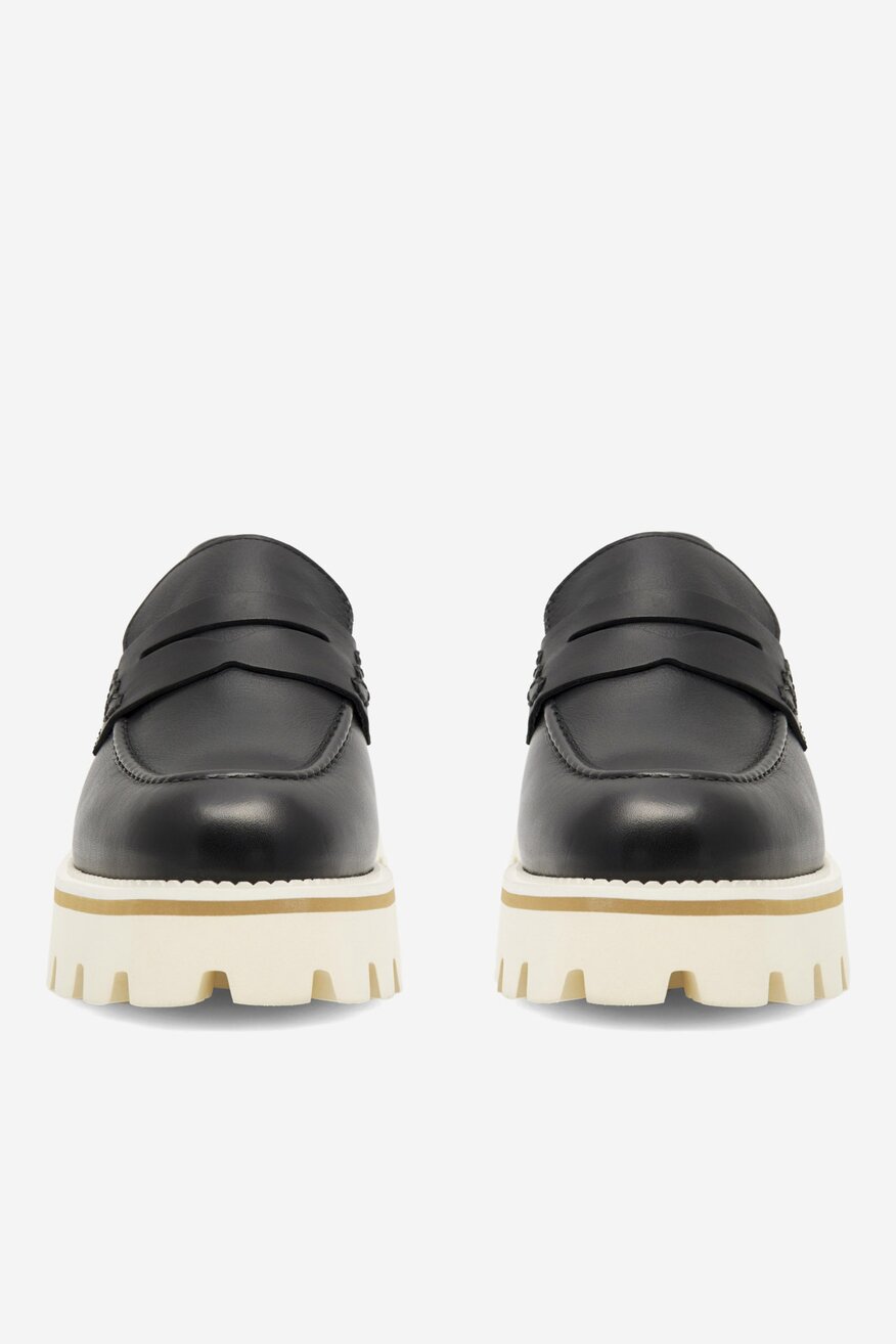 Badura - Loafersy skórzane - 5905588514008