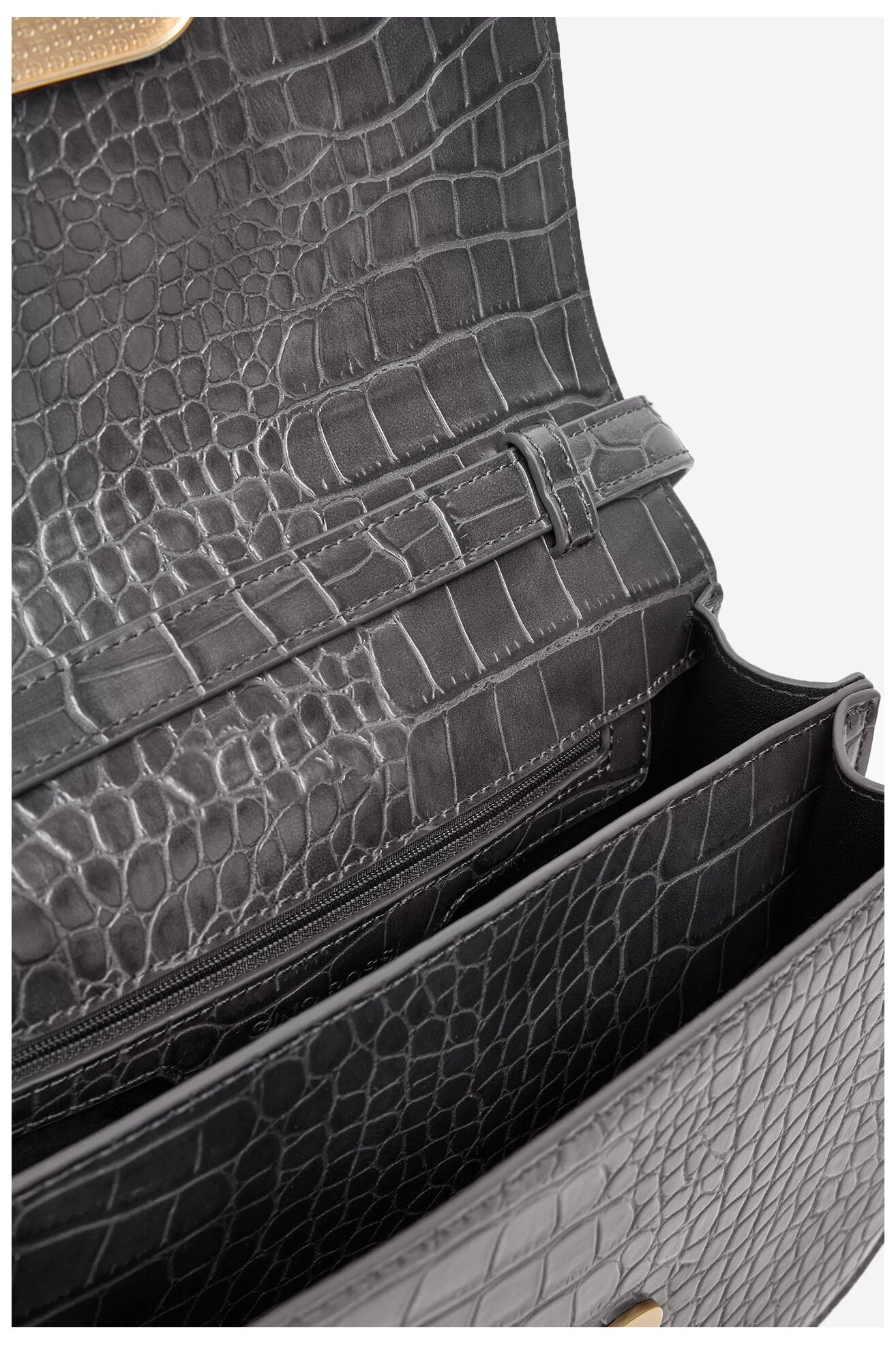 Geantă de mână Gino Rossi CEO-LINA-KQ44-CROCCO GRI