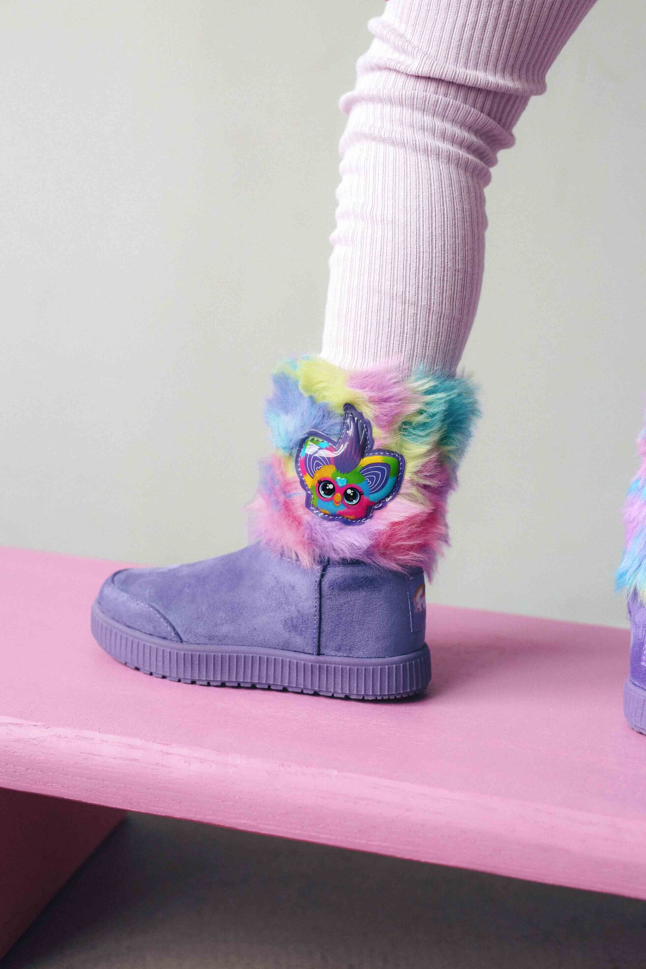 Kozaki FURBY CEO-BIC-AW25-133FUR Fioletowy