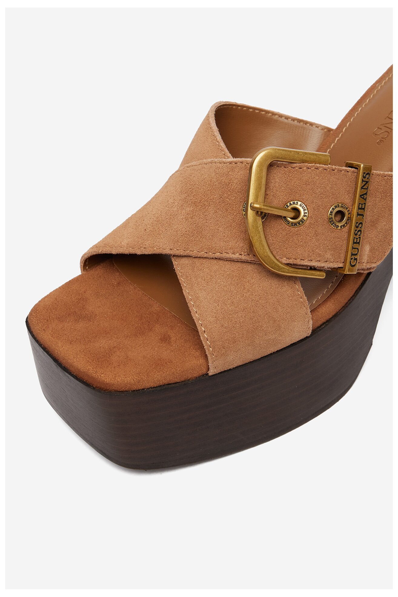 Papuče GUESS JEANS CEO-JD421-3 SVETLO BRAON