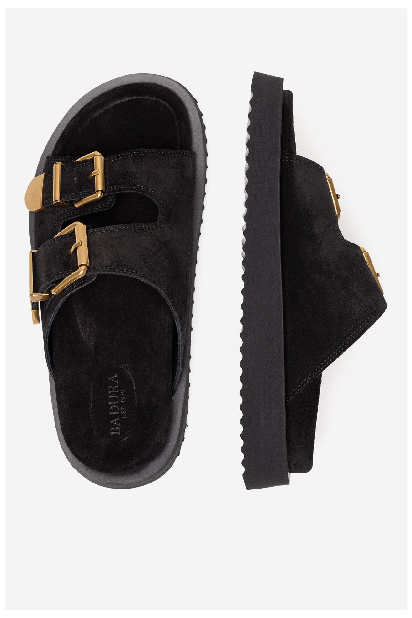 Șlapi Badura CYCLAMEN-80033-25 NEGRU