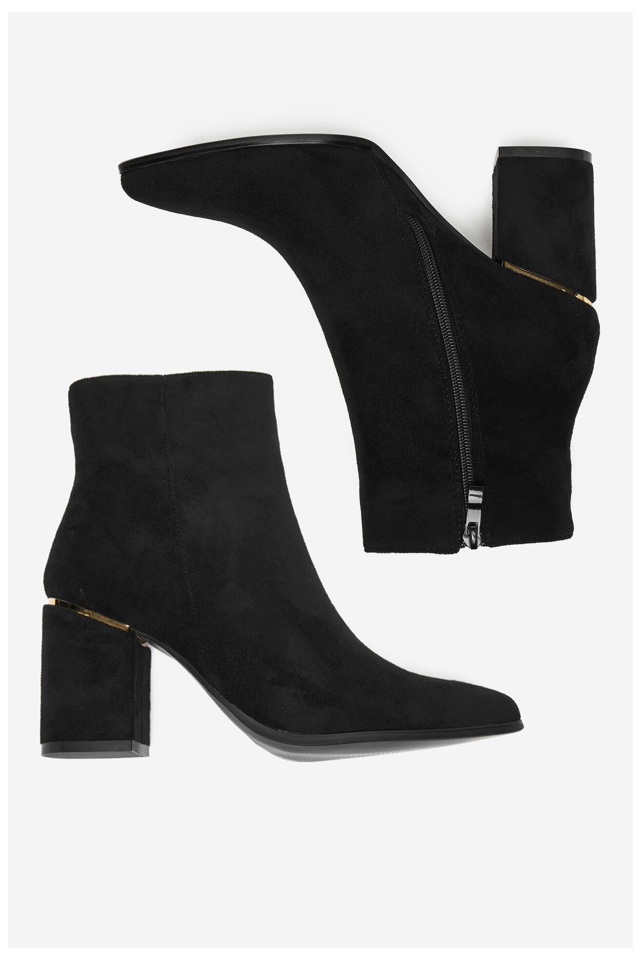 Kotníková obuv DeeZee 5628-1 ČERNÁ