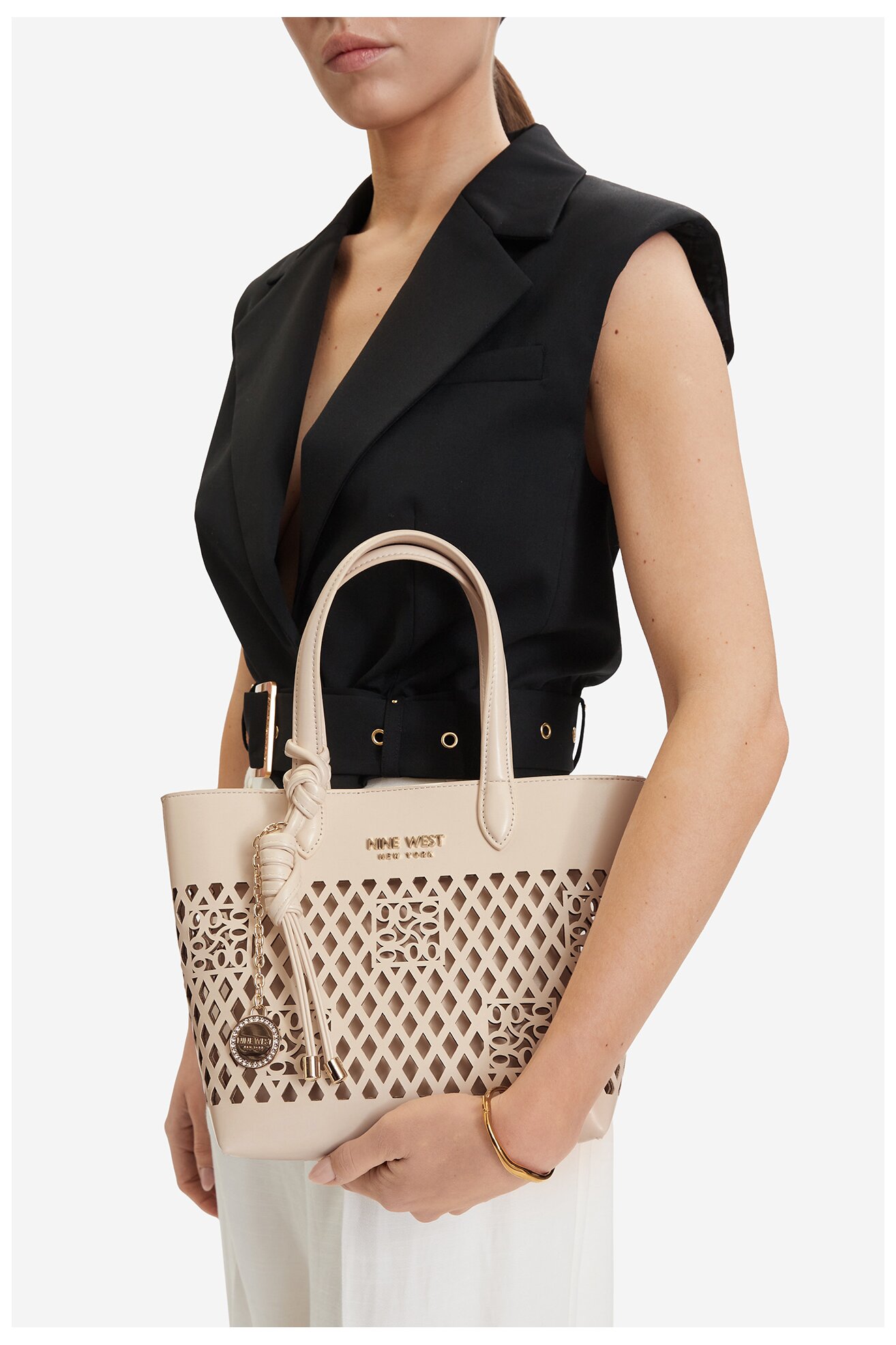 Сумка З Ремінцем NINE WEST CEO-ESSEX LIGHT-LDA8698A БЕЖЕВИЙ