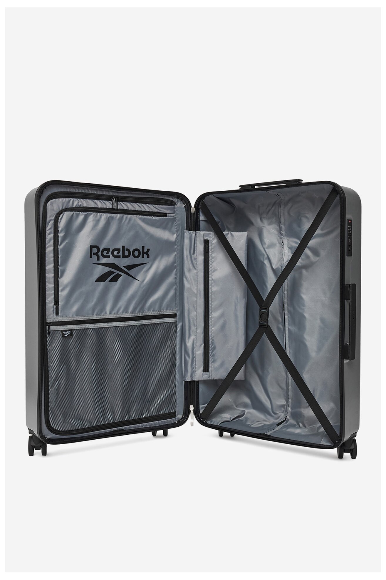 Bőrönd Reebok CEOWB-RBK-WAL-003-07-CCC-L EZÜST