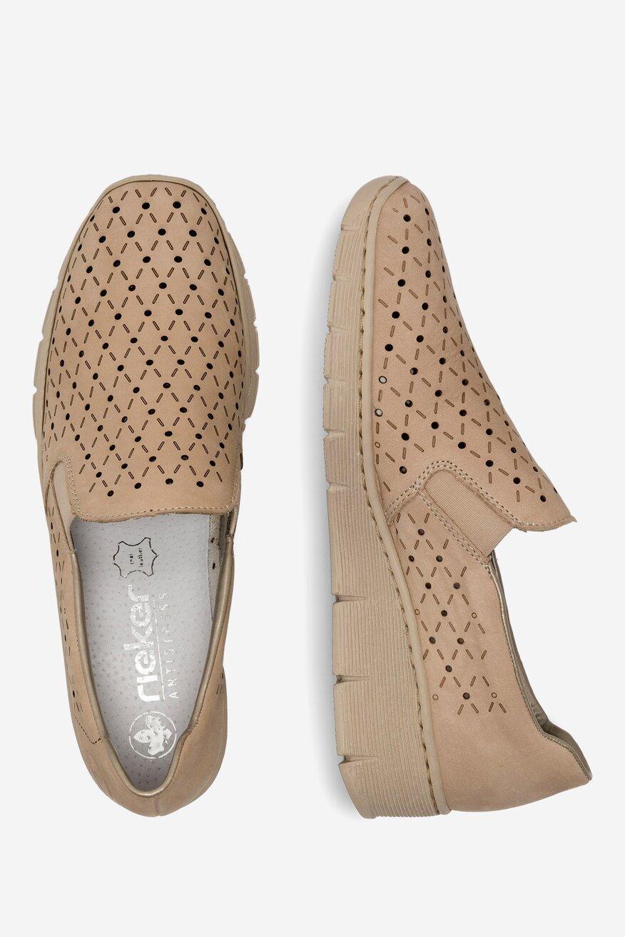 
                Половинки обувки Rieker БЕЖОВ - 2230056241784