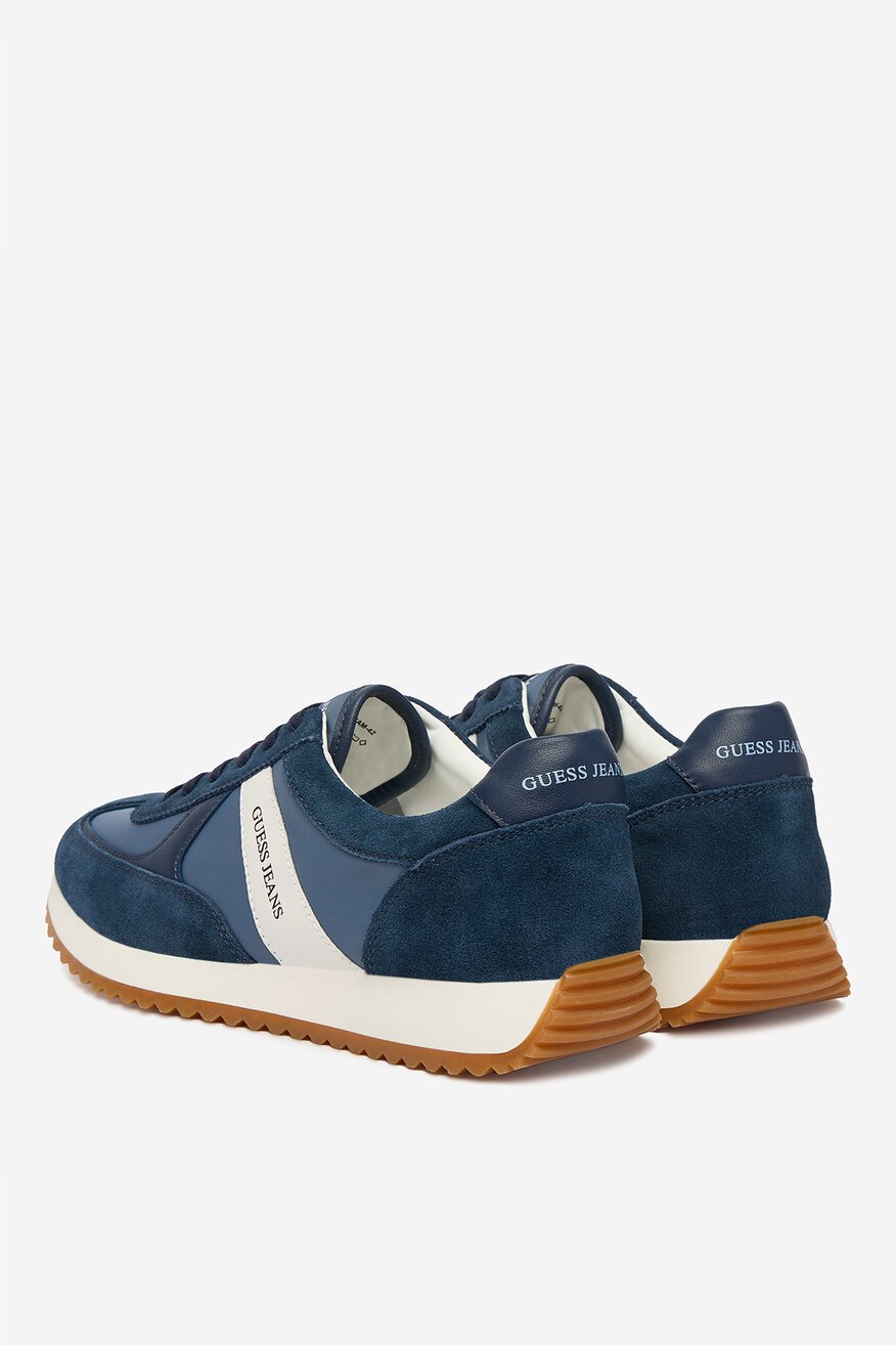 
                GUESS JEANS - Sneakersy skórzane - 5906751955604