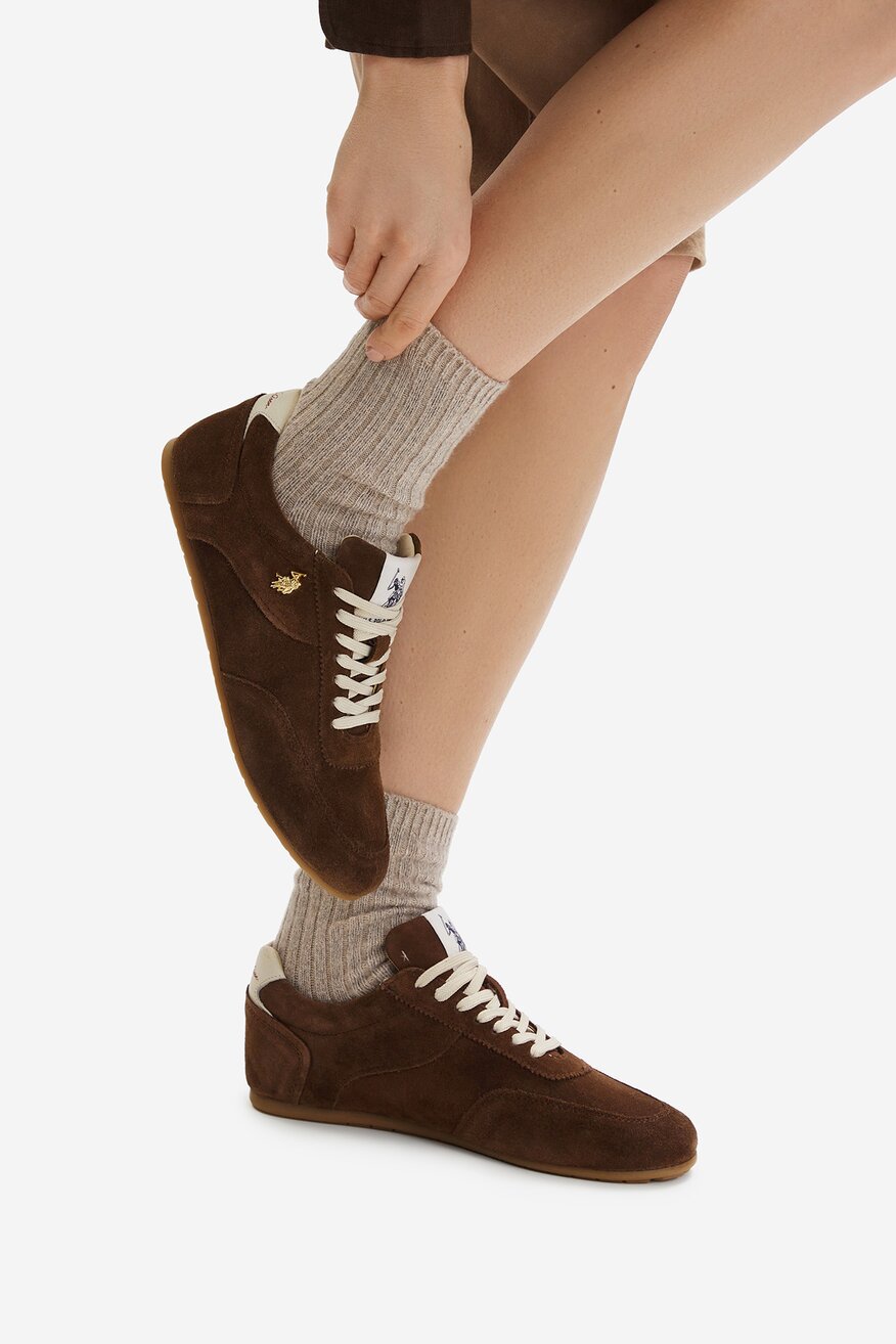 
                U.S. POLO ASSN. - Sneakersy skórzane - 5906751964477