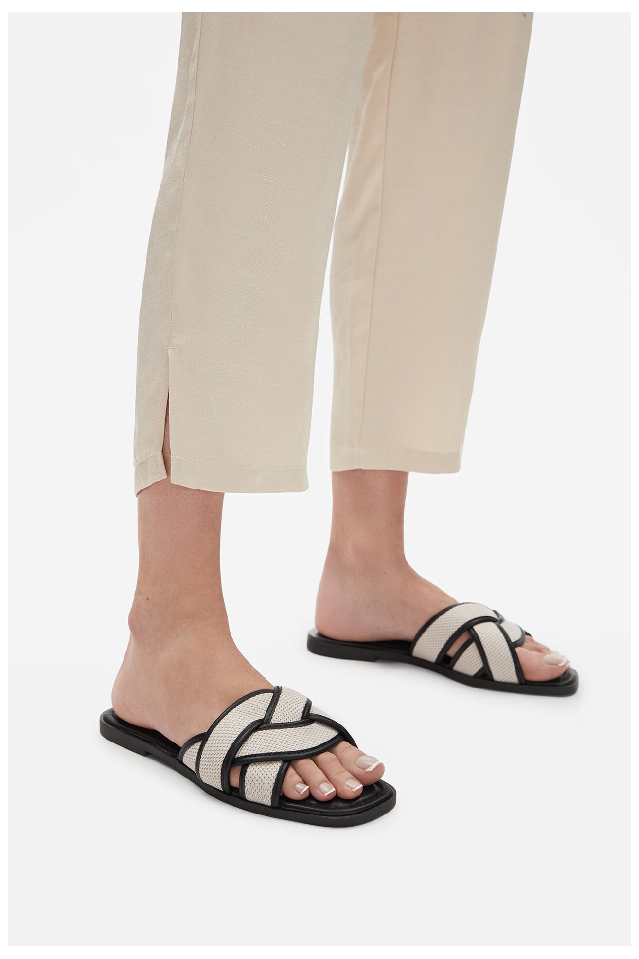 Șlapi Jenny WS24006-03 NEGRU