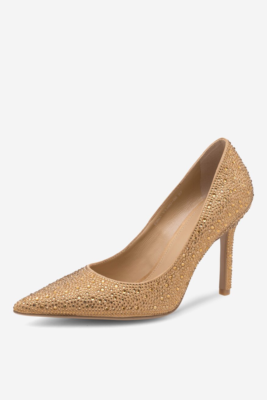 Badura - Czółenka skórzane na szpilce - 5905588109020