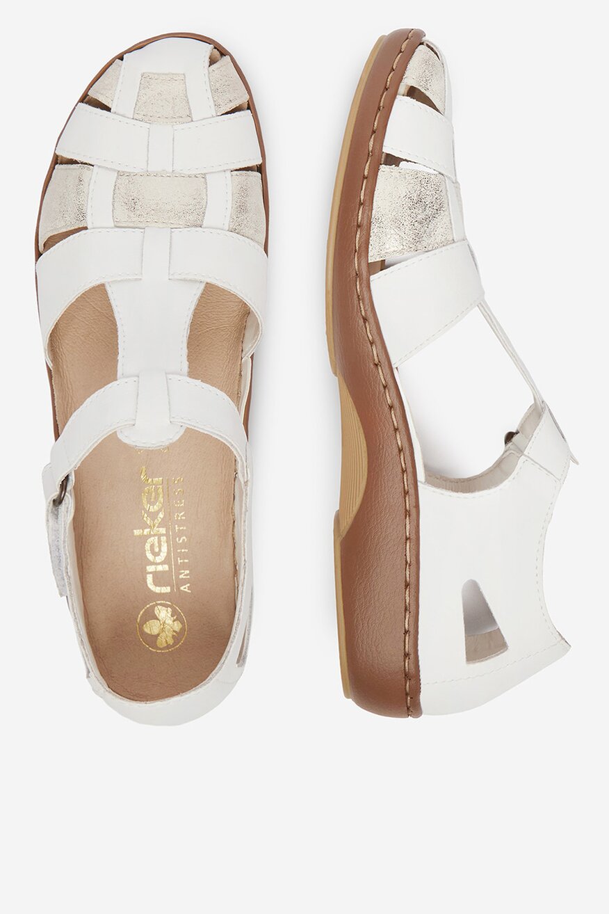 
                Rieker - Sandały skórzane - 5906751833742