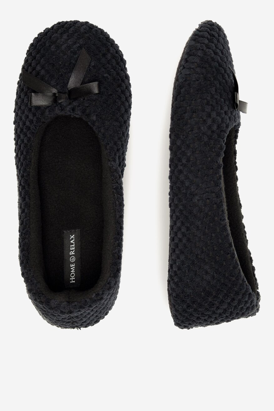 Papuci de casă Home&Relax NEGRU - 5905588994626