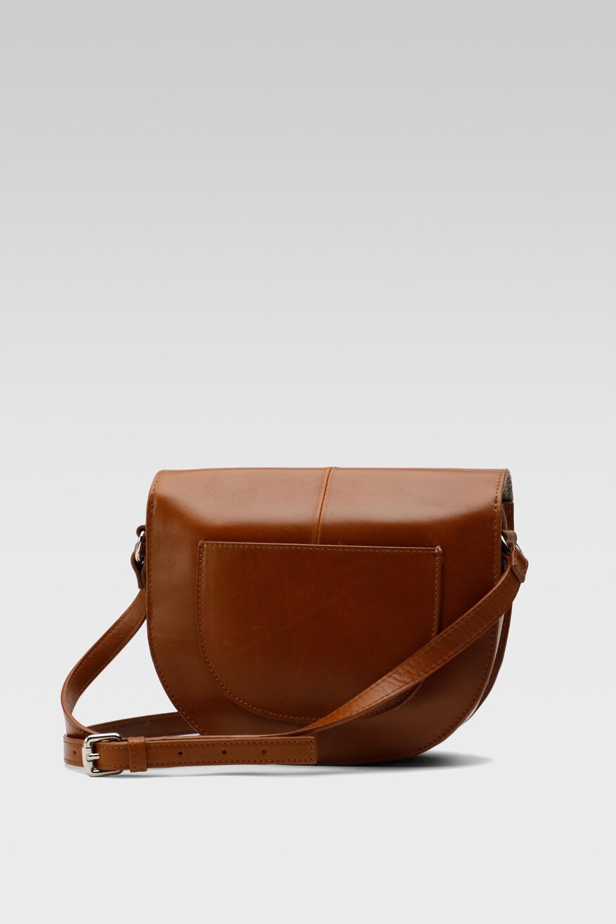 
                Lasocki - Torebka mała skórzana saddle bag - 5904862073026