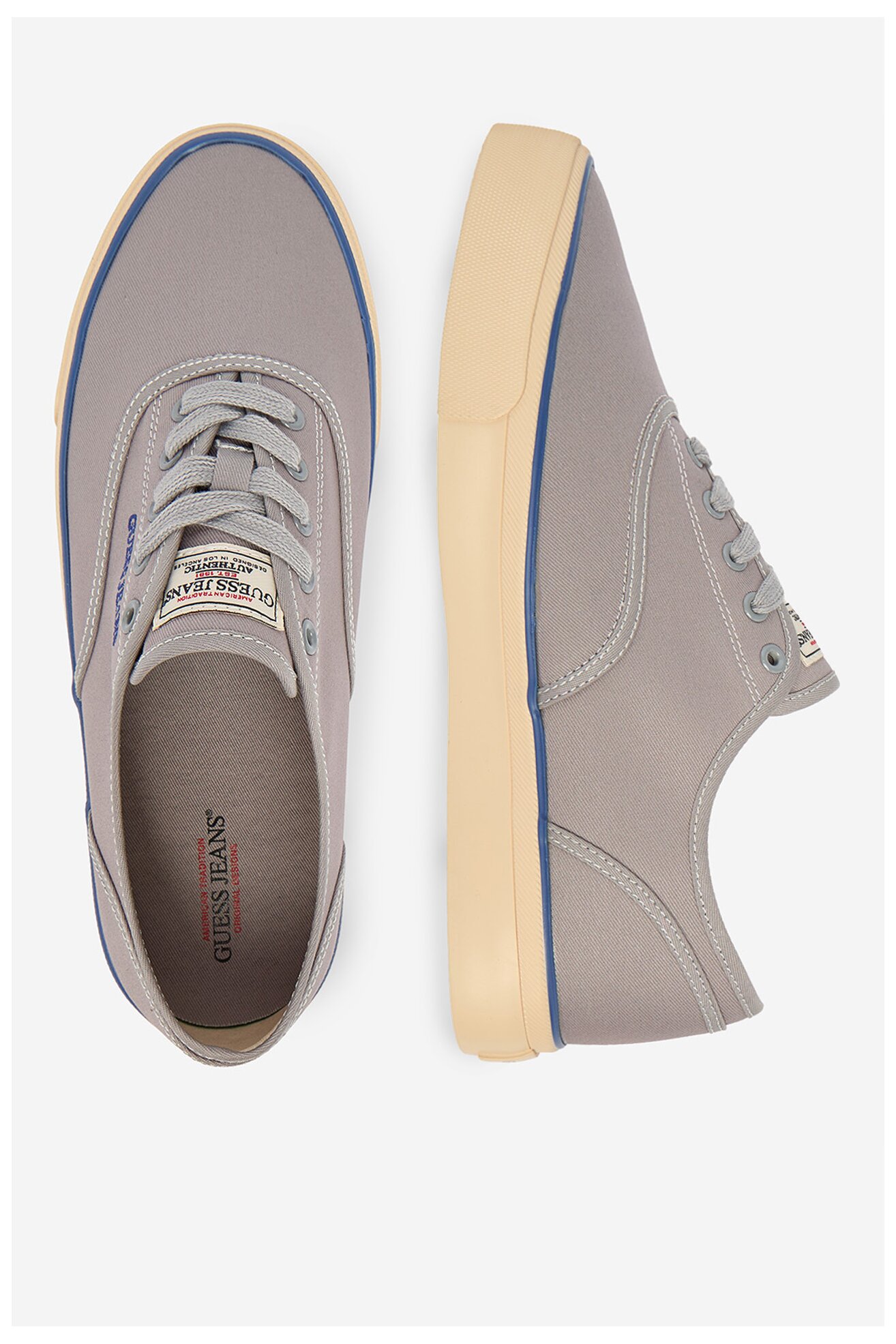 Platnena obuća GUESS JEANS CWBEO-ROCKFORD-01 WE SIVA