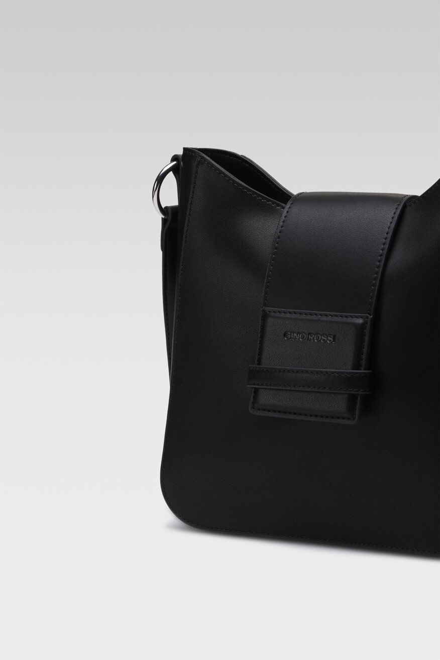 
                Gino Rossi - Torebka skórzana czarna - 5904862660882