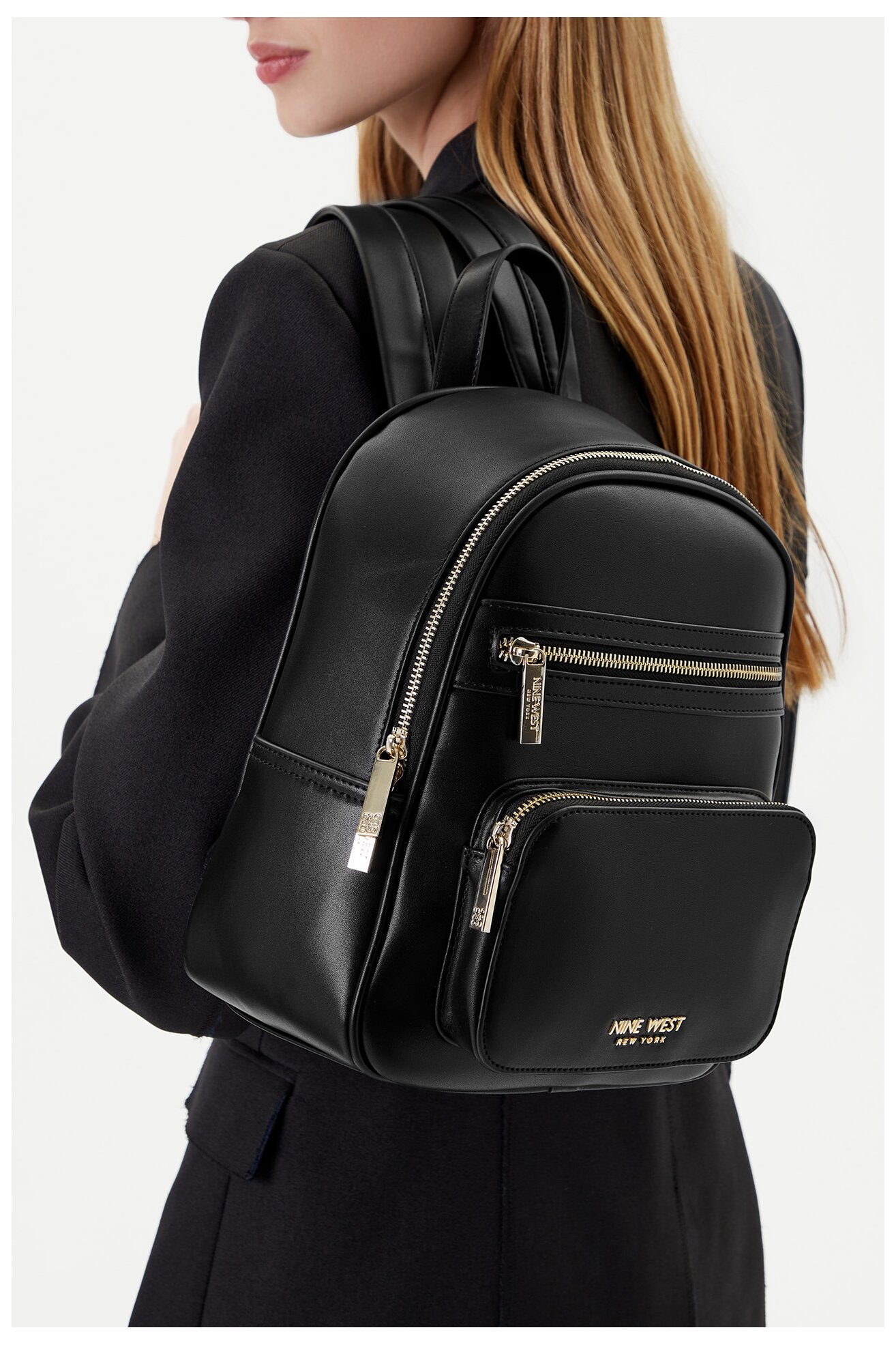 Plecak NINE WEST CEO-OHIO-LDA8173 Czarny