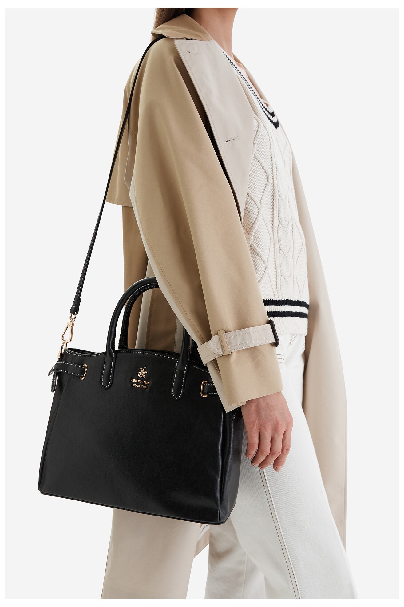 Torebka Beverly Hills Polo Club EO-BHPC-C-009-09 Czarny