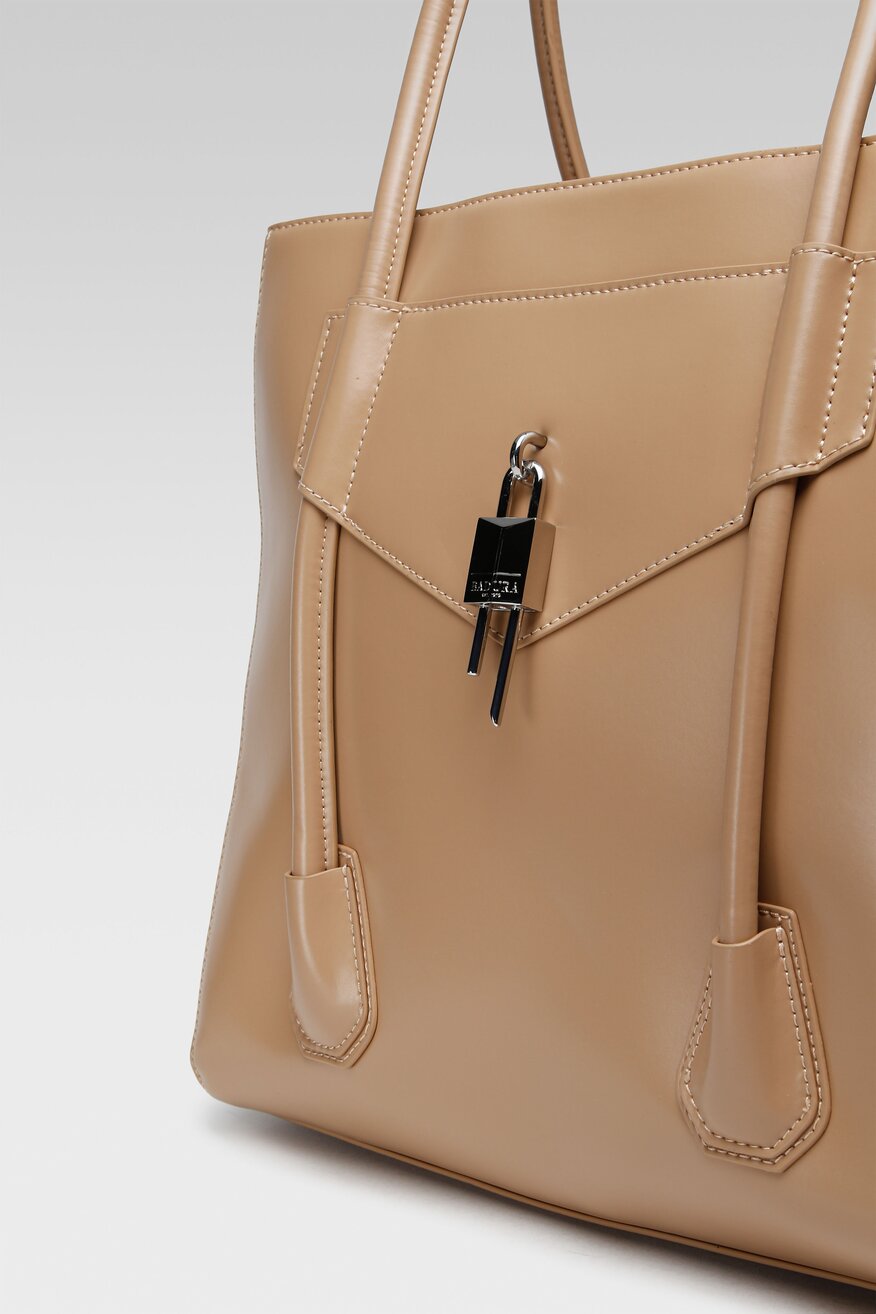 Badura - Torebka duża skórzana shopper - 5904248533267