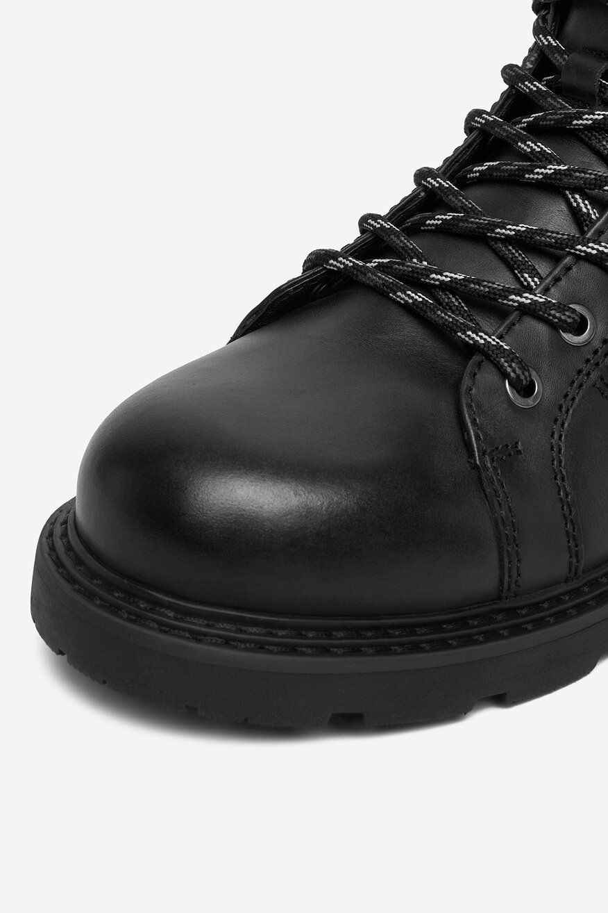 U.S. POLO ASSN. - Skórzane trzewiki sznurowane - 5906751463109