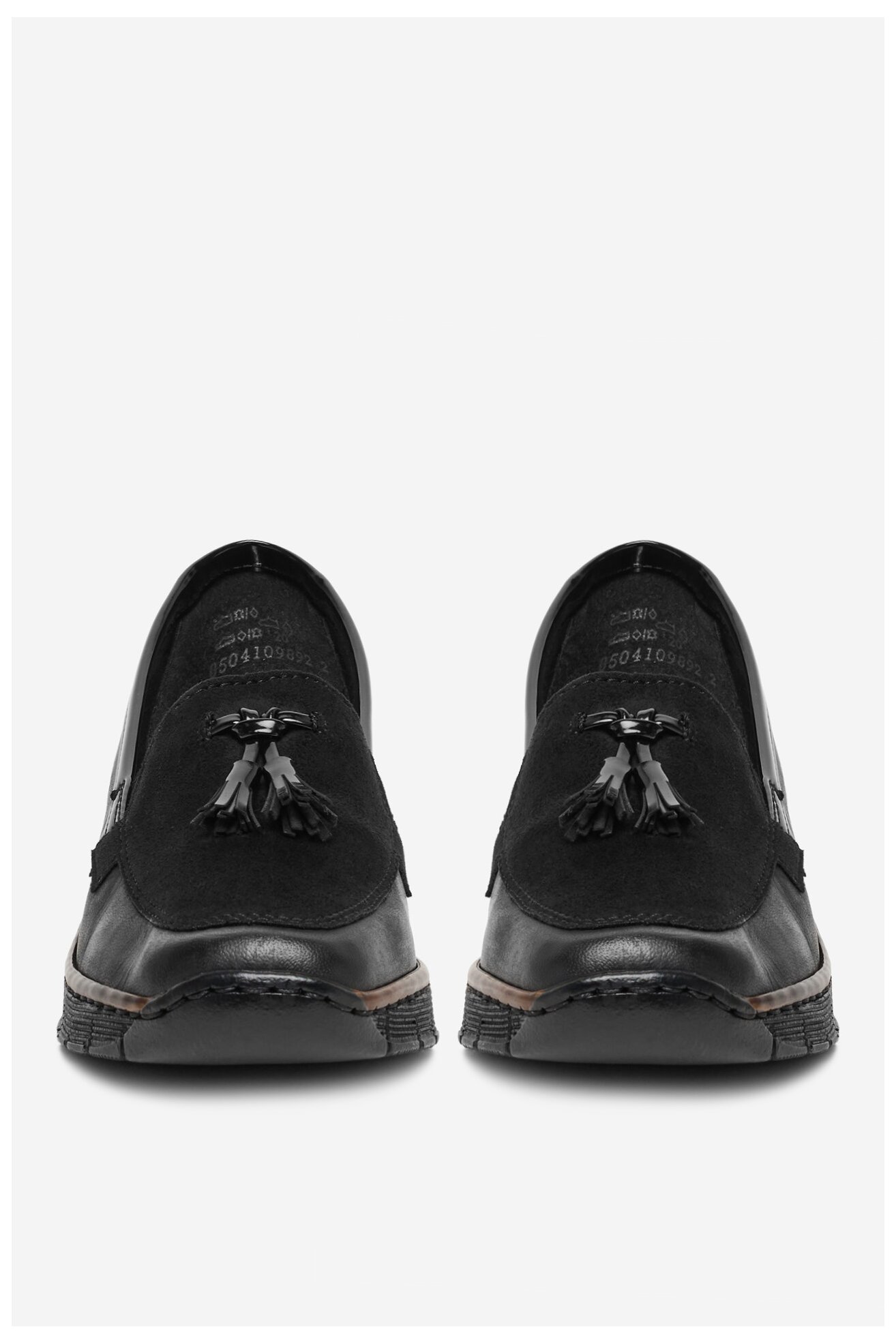 Mokaszin Rieker 53771-00 FEKETE