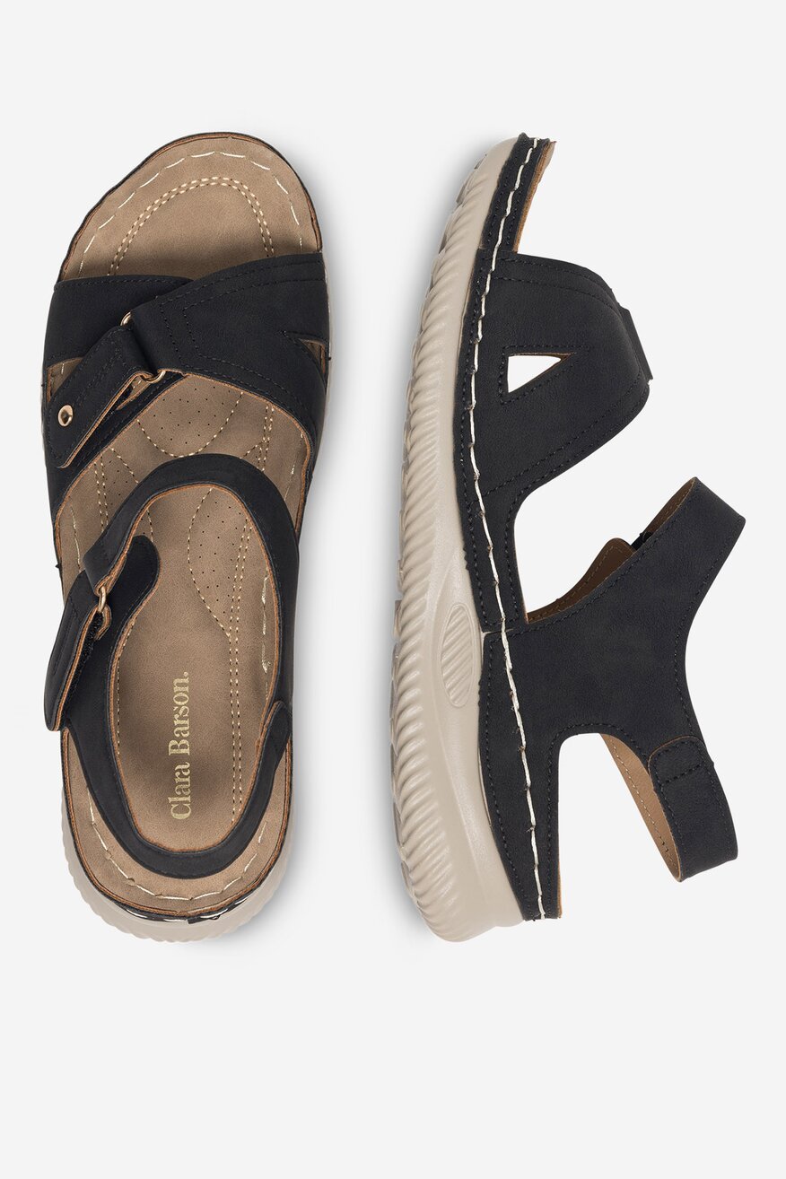 
                Сандалі Clara Barson ЧОРНИЙ - 5905588637028