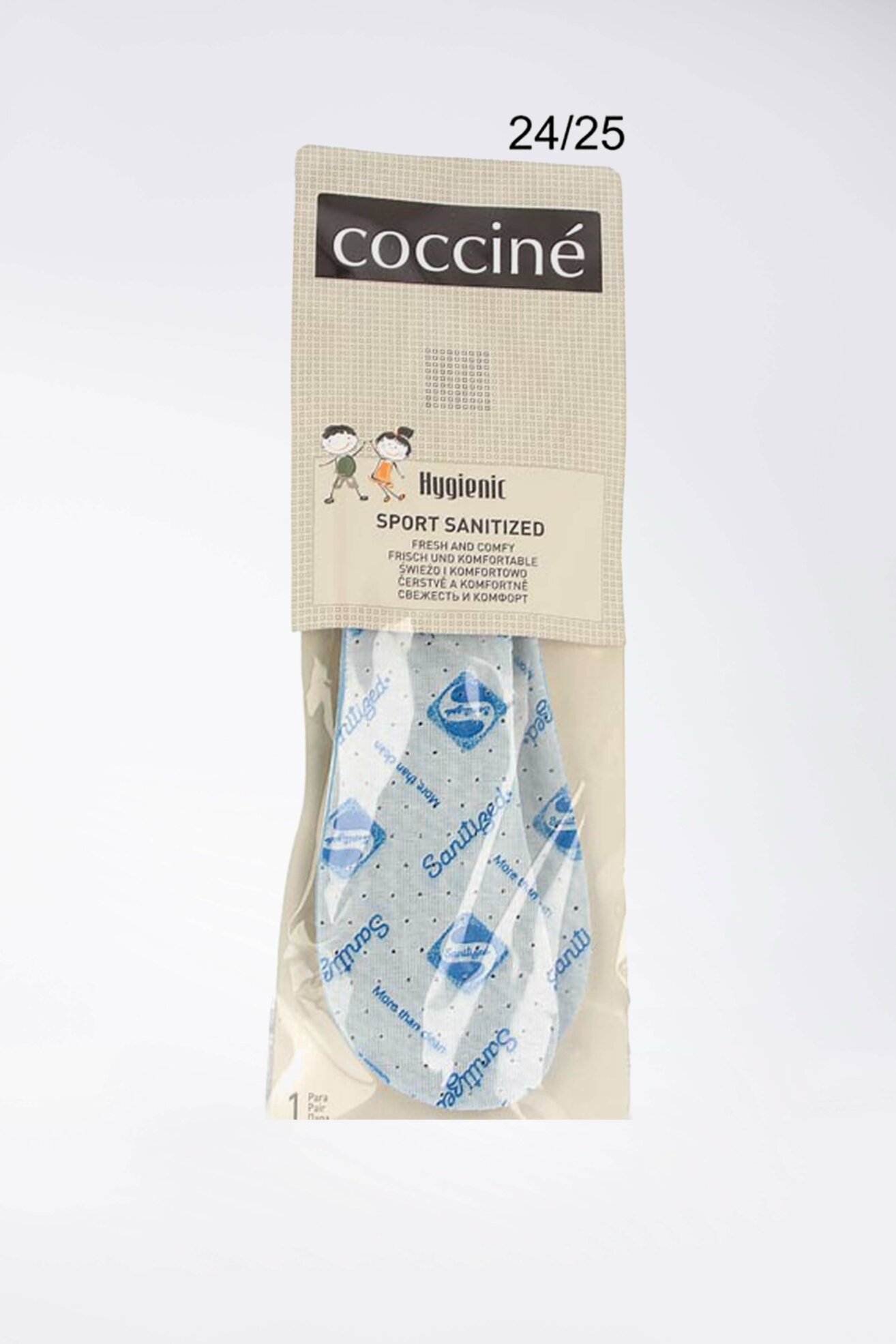 Ulošci za obuću Coccine SPORT SANITIZED 26-27/ABF PROZIRNA