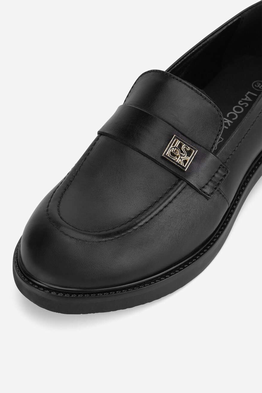 Lasocki - Loafersy skórzane - 5905588742685