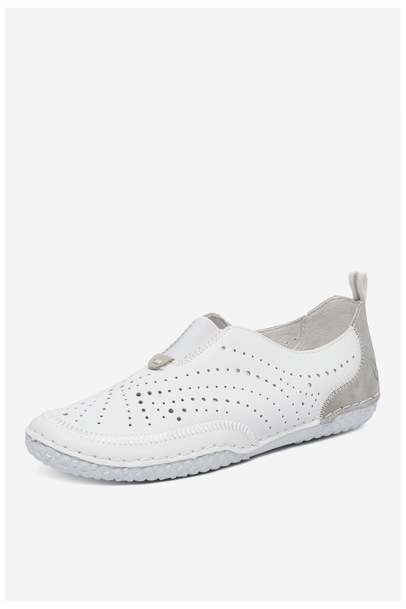 Półbuty Rieker CEO-43663-80 Biały