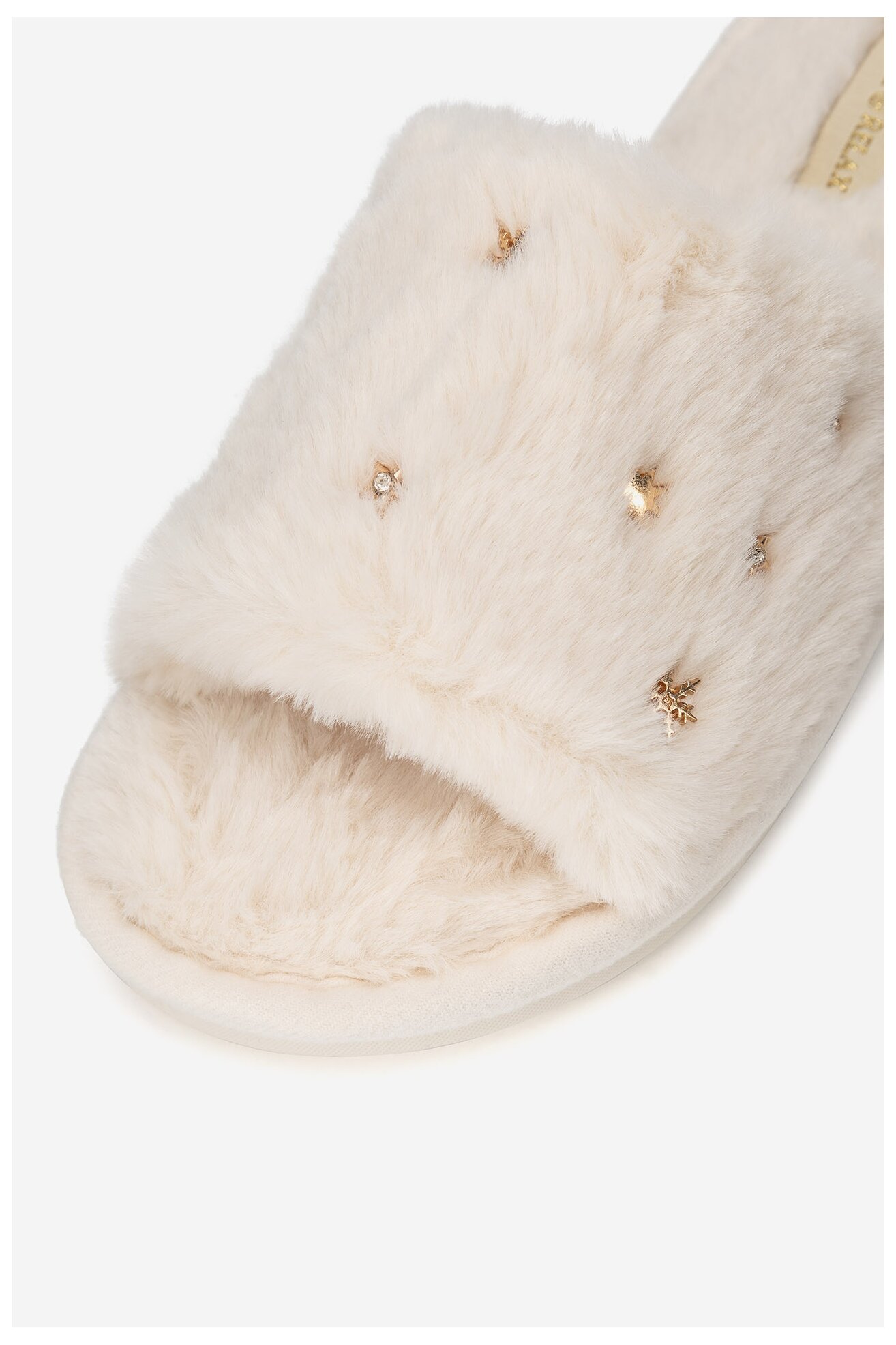 Kapcie Home&Relax P3131521 Kremowy