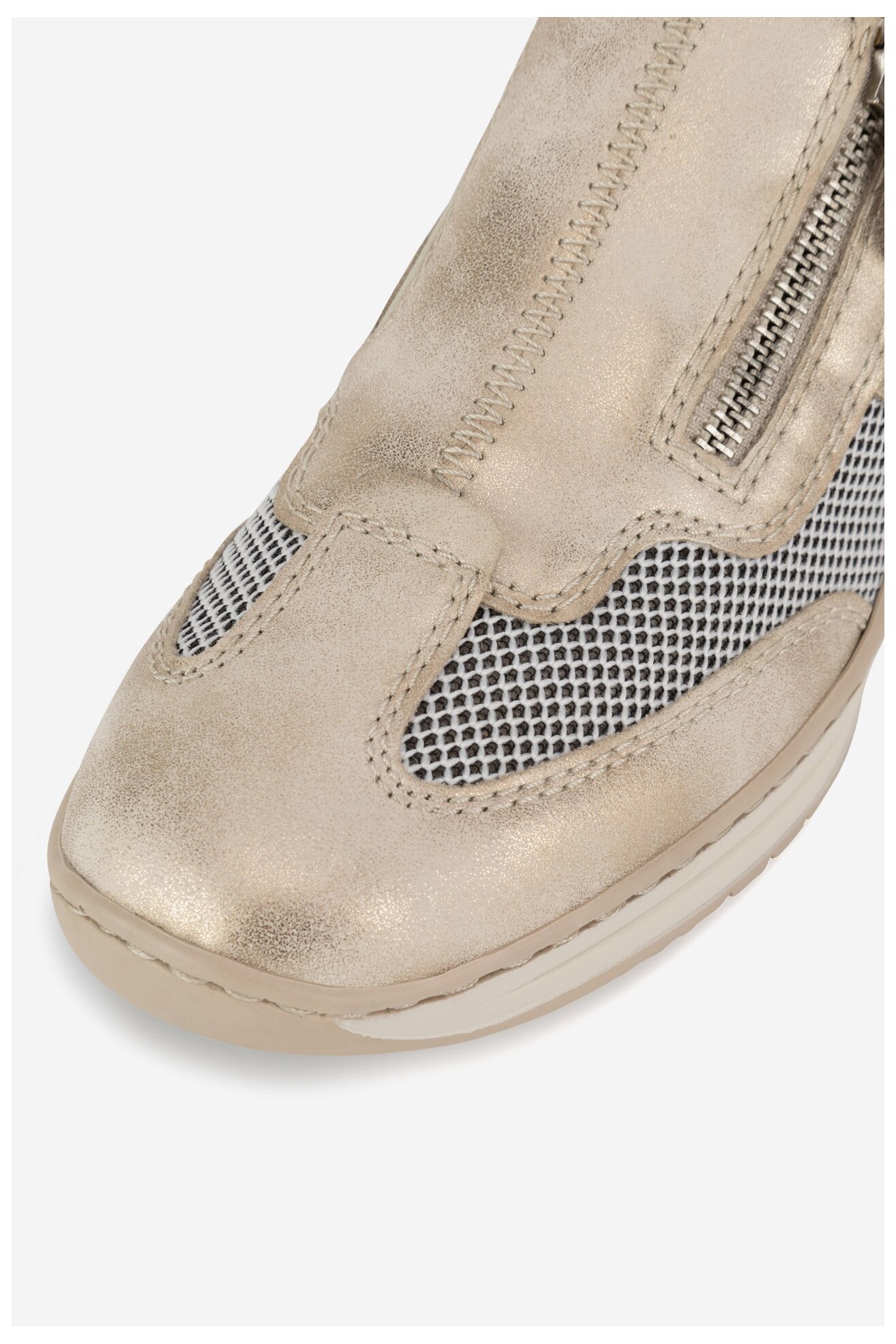 Półbuty Rieker 48760-60 Beżowy