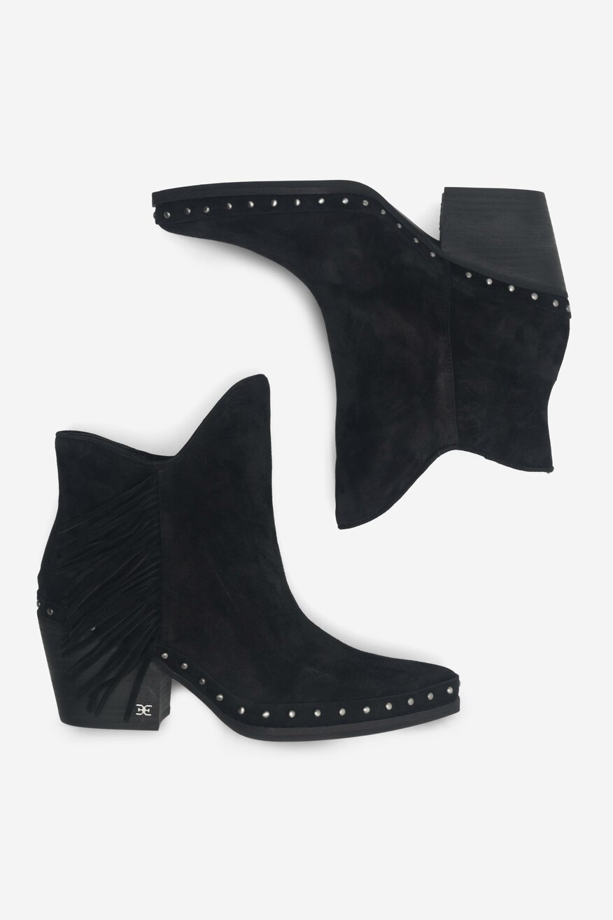 Kotníková obuv SAM EDELMAN ČERNÁ - 2230042242955