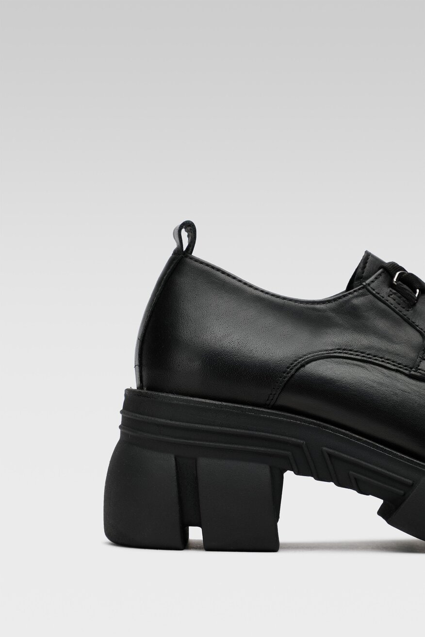 Badura - Półbuty skórzane na obcasie - 5904862098593