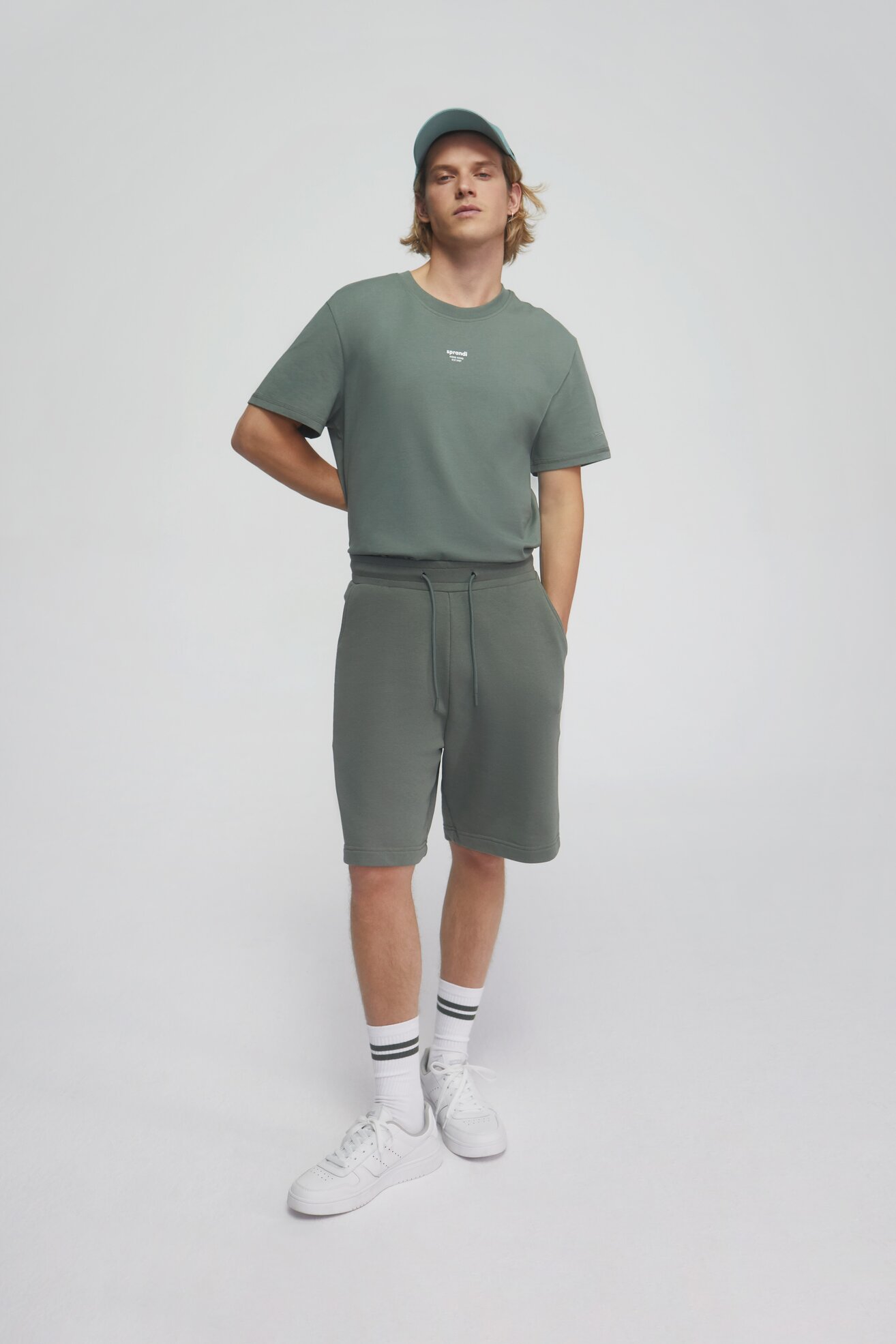 Spodenki Sprandi SS21-SHM003 Zielony