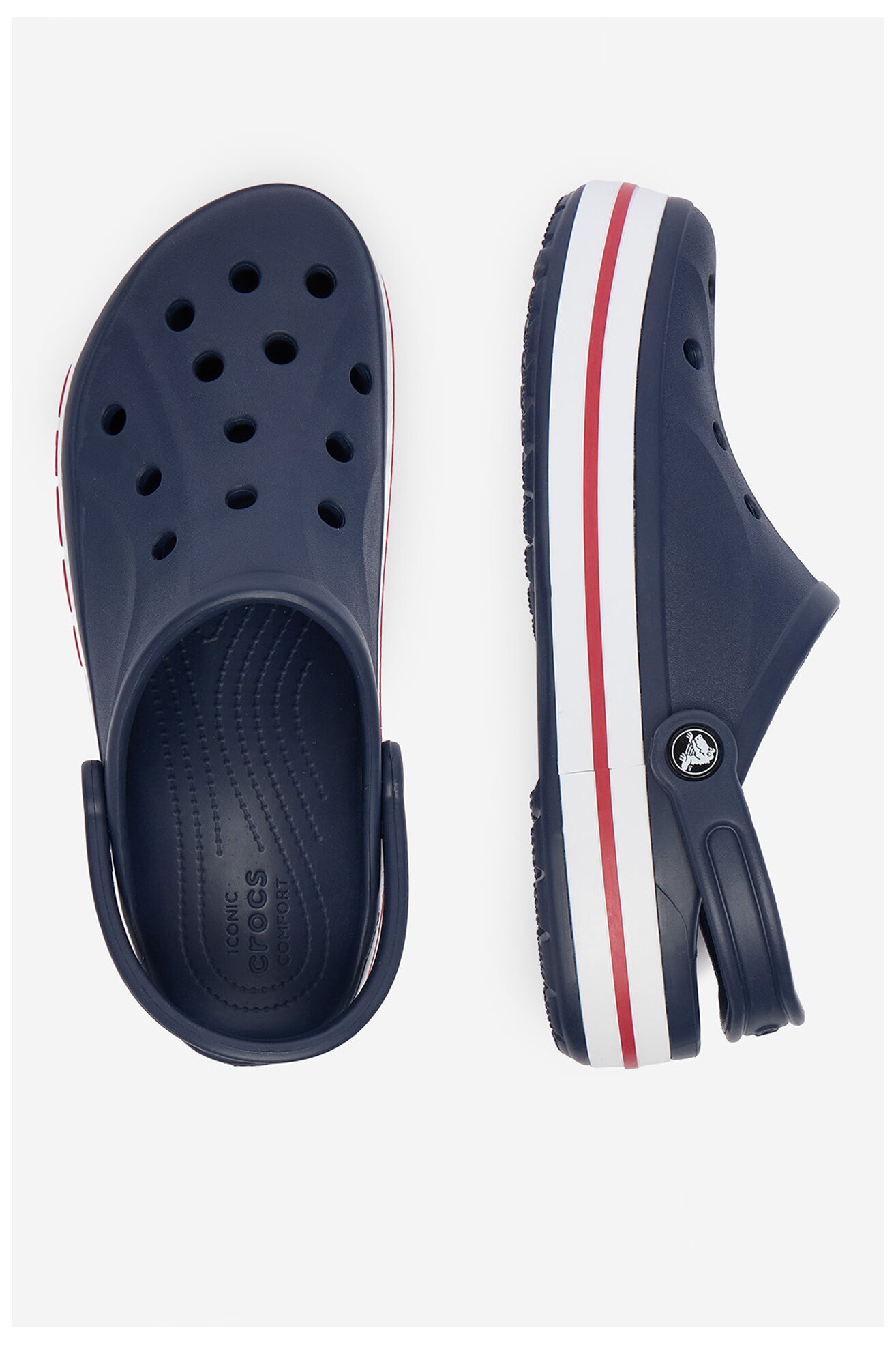 Klapki basenowe Crocs C-BAYABAND CLOG 205089-4CC M Granatowy