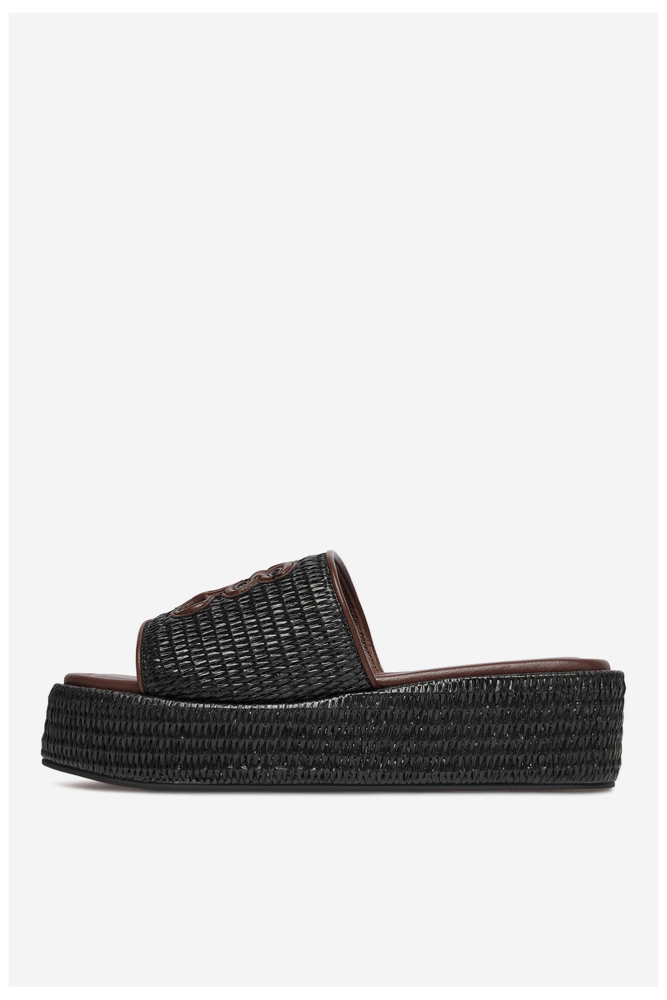 Klapki NINE WEST EO-259-8201 Czarny