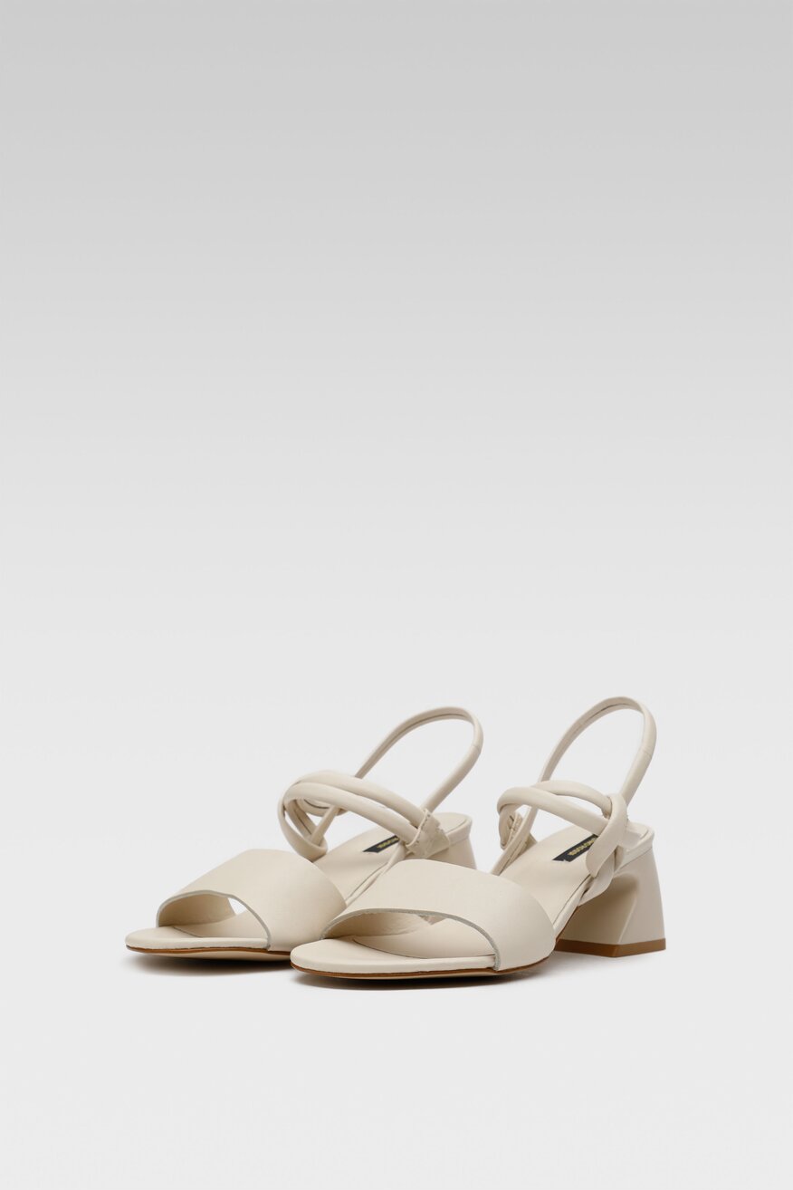 Gino Rossi - Skórzane sandały pastelowe - 5904248566647