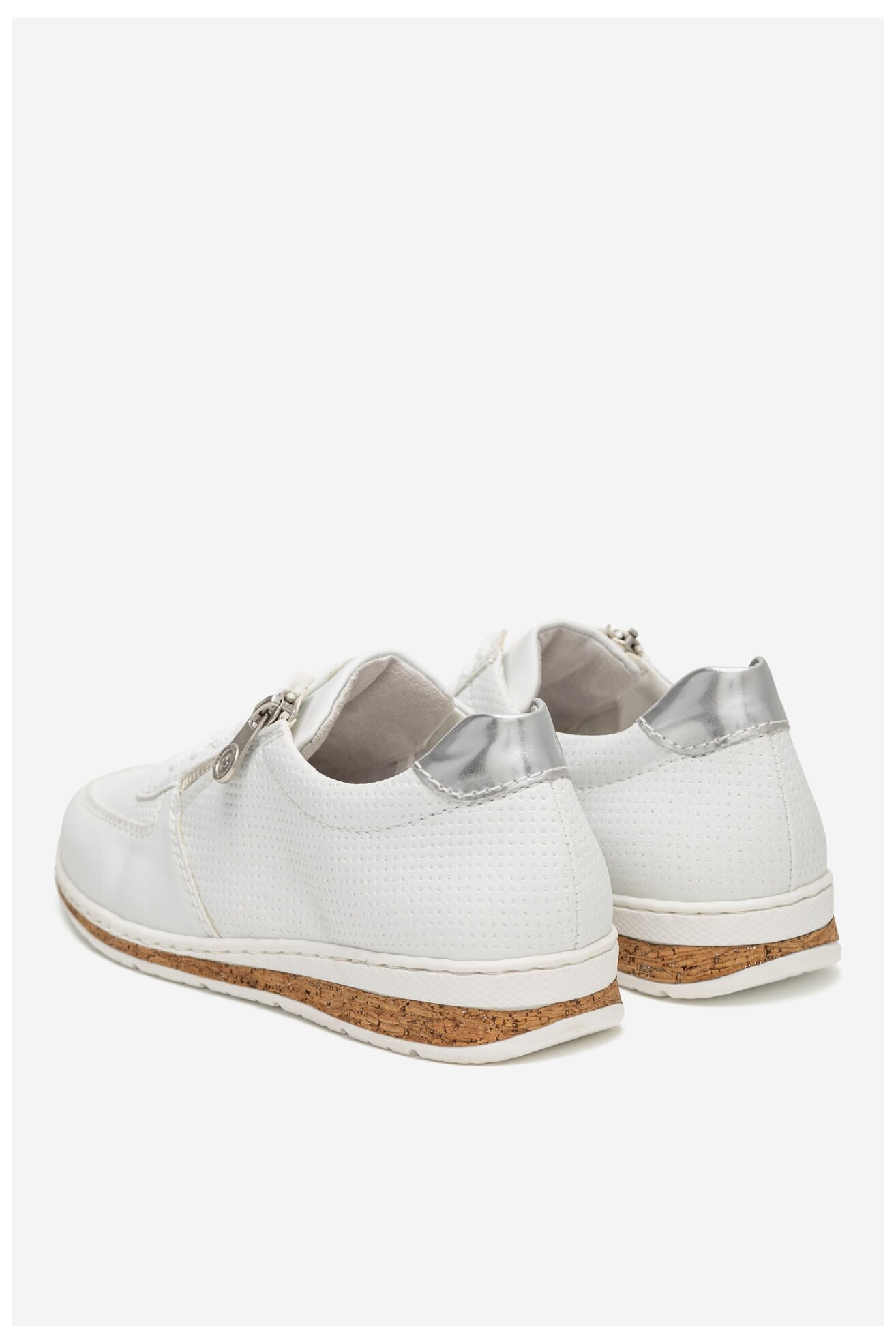 Sneakers Rieker N5127-80 Biały