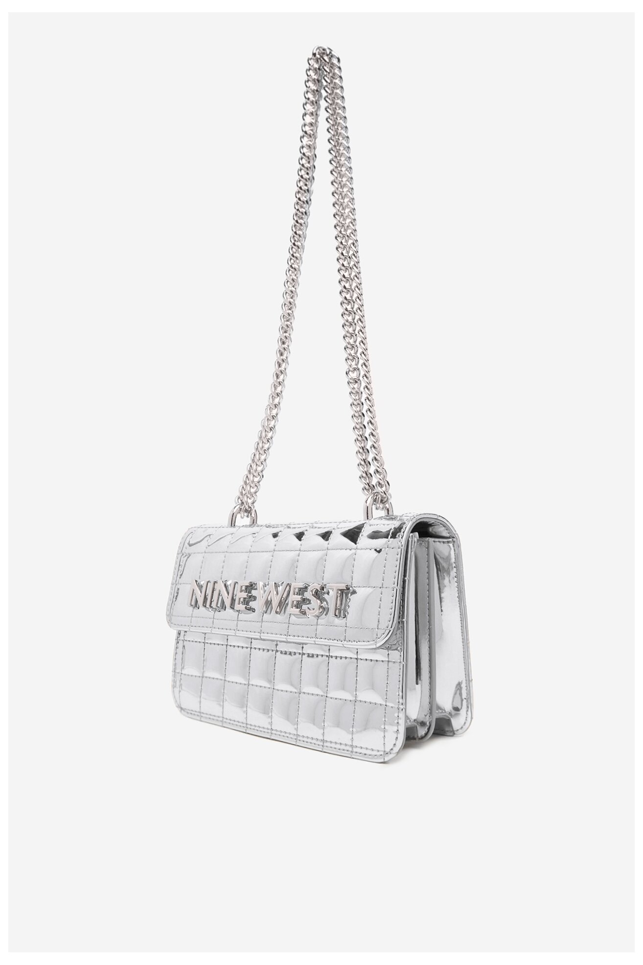 Geantă de mână NINE WEST EO-GLAMERCY-GRACE-LX10060 ARGINTIU