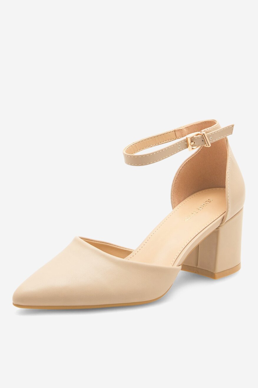 Pantofi cu toc Jenny BEJ - 5903698052427