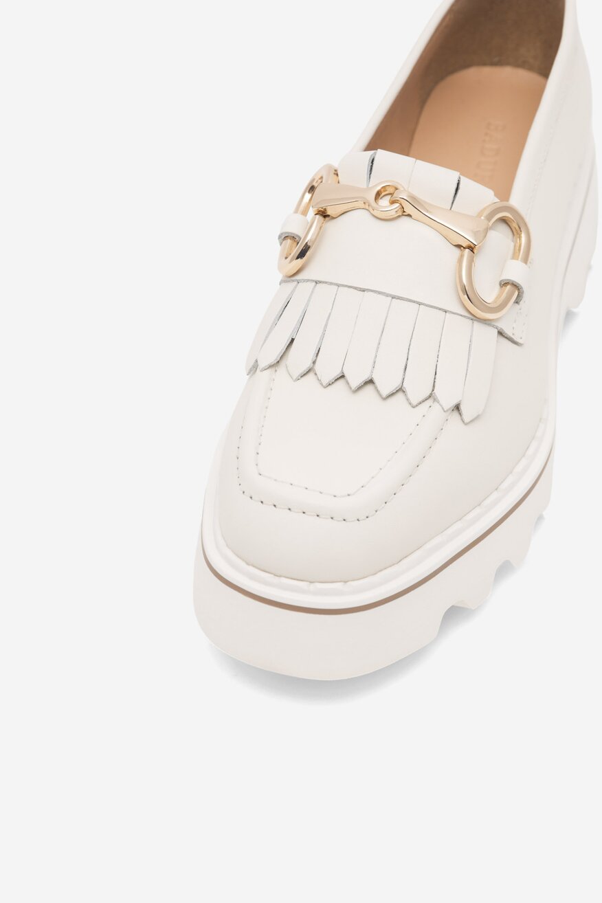 Badura - Loafersy skórzane - 5905588463474