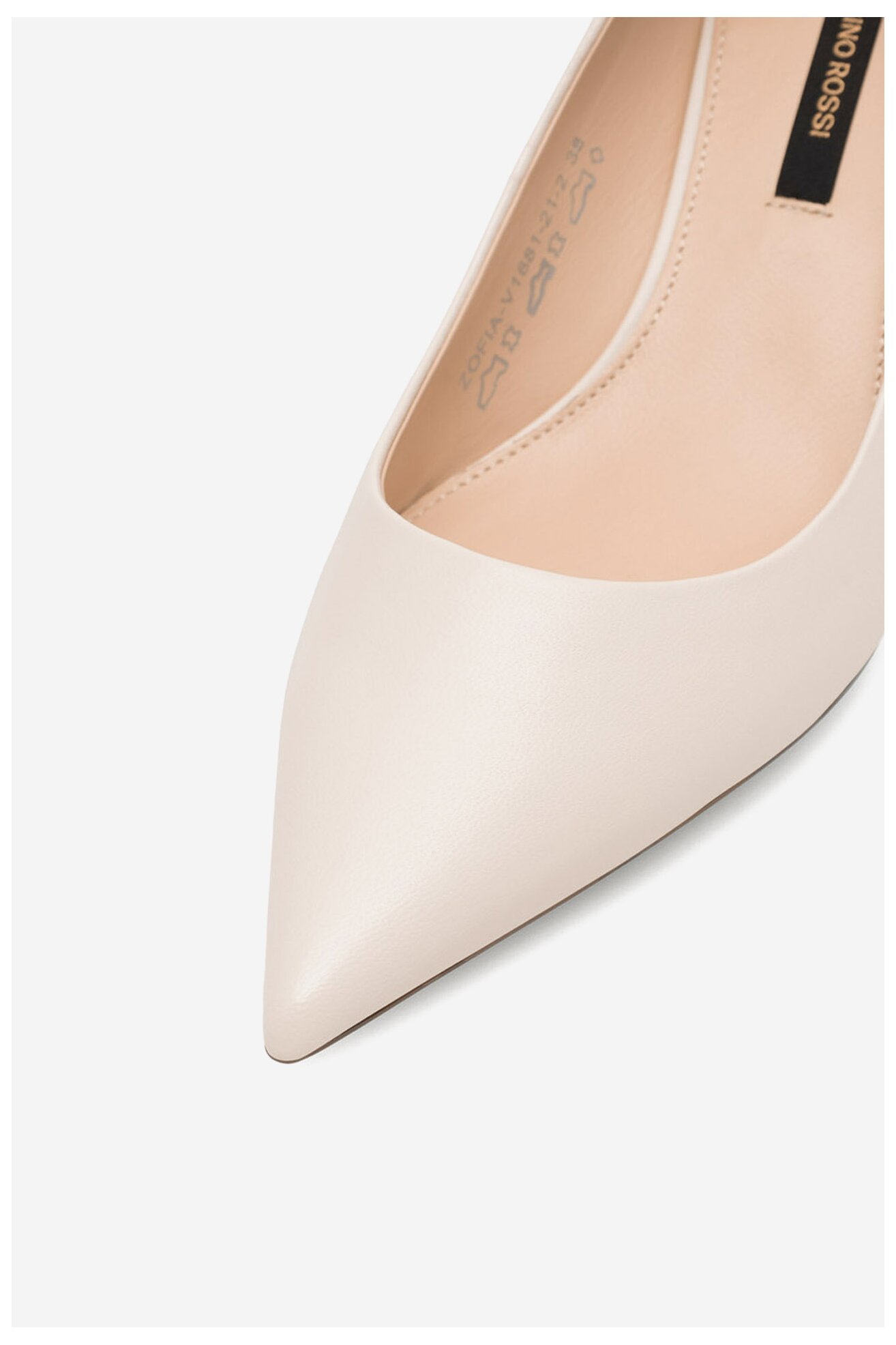 Pantofi cu toc Gino Rossi ZOFIA-V1681-21-2 IVORY