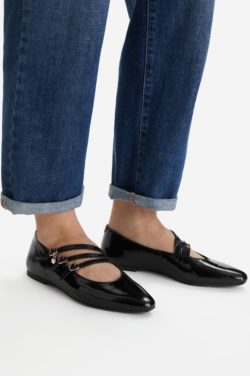 
                Mexx - Baleriny skórzane lakierowane - 5906751410240