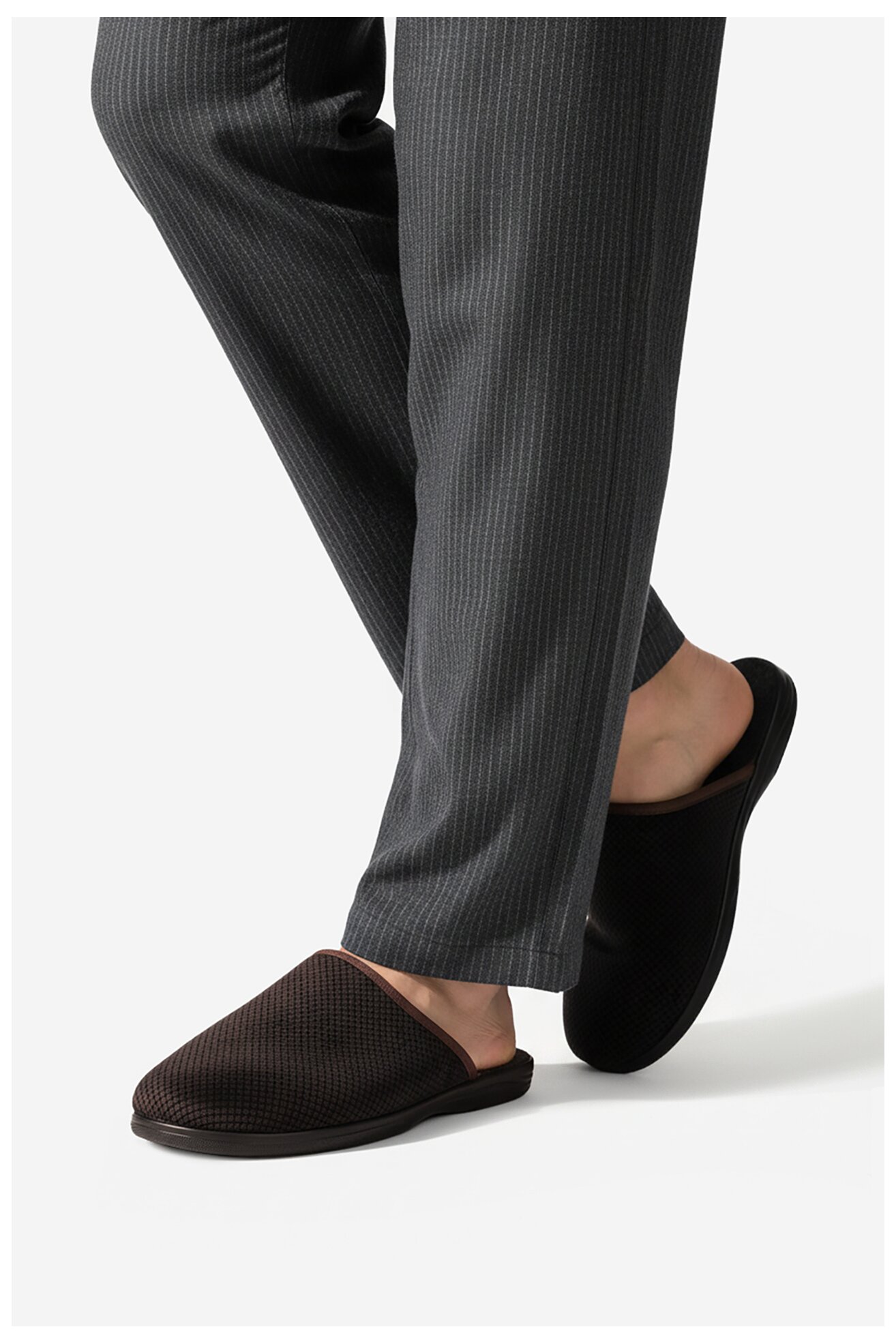 Капці Home&Relax CEO-P4270503 ТЕМНО-КОРИЧНЕВИЙ