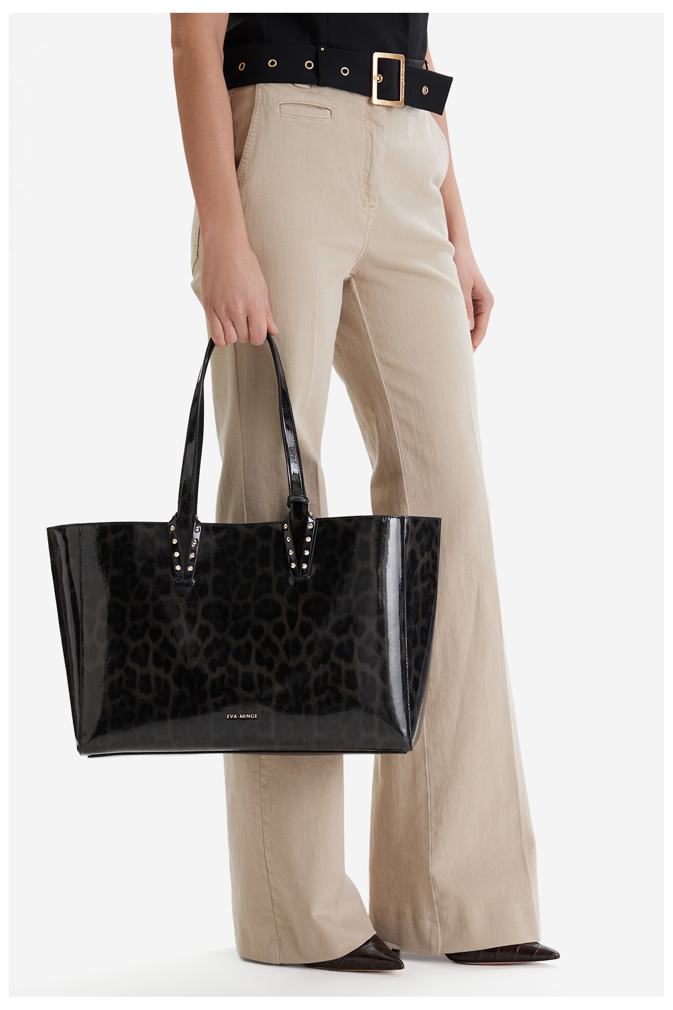 Torebka EVA MINGE EO-ARIA-LDA8637-2 Czarny