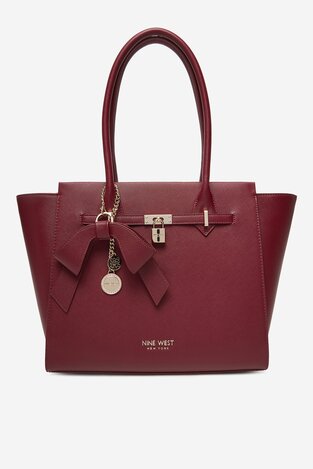 Сумка З Ремінцем NINE WEST CEO-CHELSEA-CHARM-III-LX10186 БОРДОВИЙ